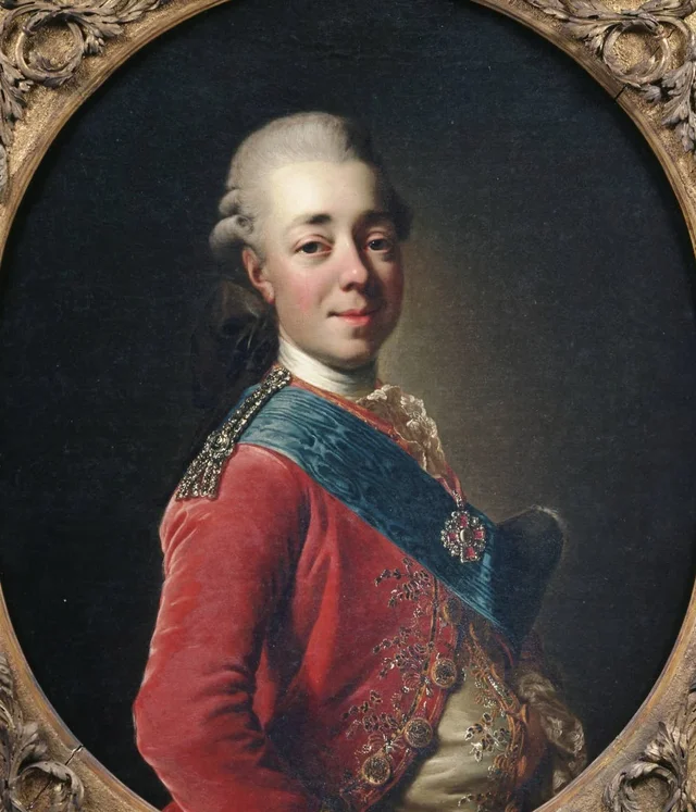 Retrato do tsarévitche Paulo, futuro tsar da Rússia, Alexandre Roslin