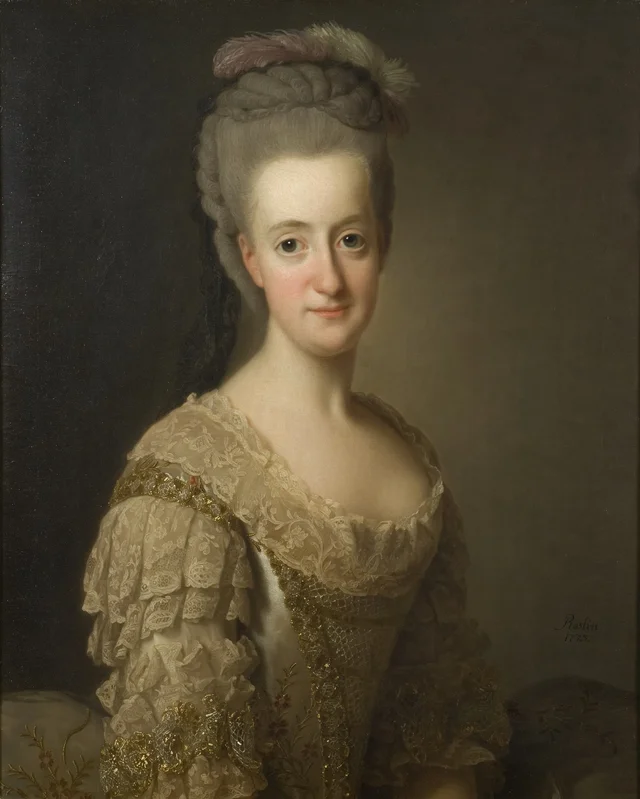 Sofía Albertina (1753-1829), princesa de Suecia, abadesa de Quedlinburgo, Alexandre Roslin