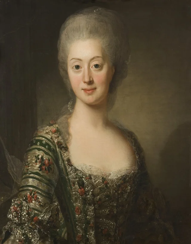 Sofía Magdalena (1746-1813), princesa de Dinamarca, reina de Suecia, esposa de Gustavo III, Alexandre Roslin