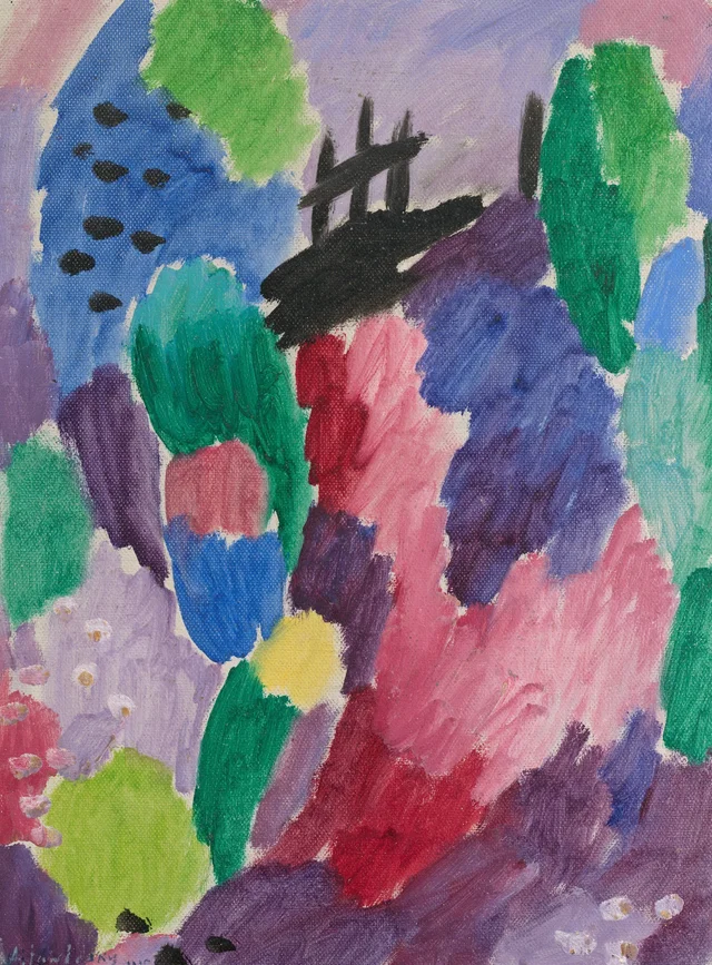 Caminho vermelho, St. Prex, Alexej von Jawlensky