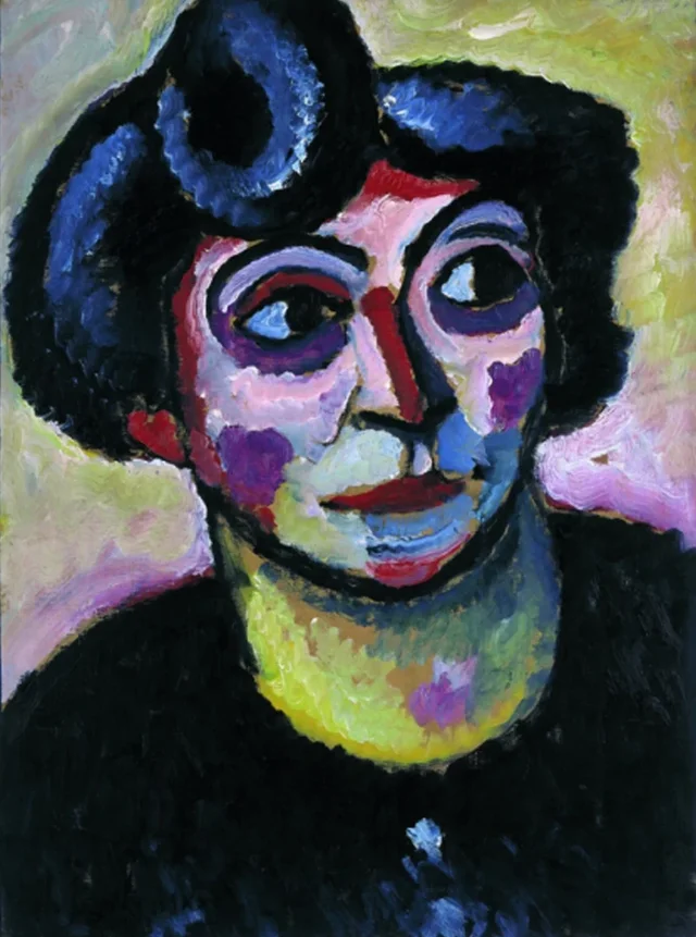 Femme à la mèche