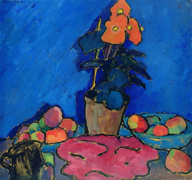 Nature morte au bégonia