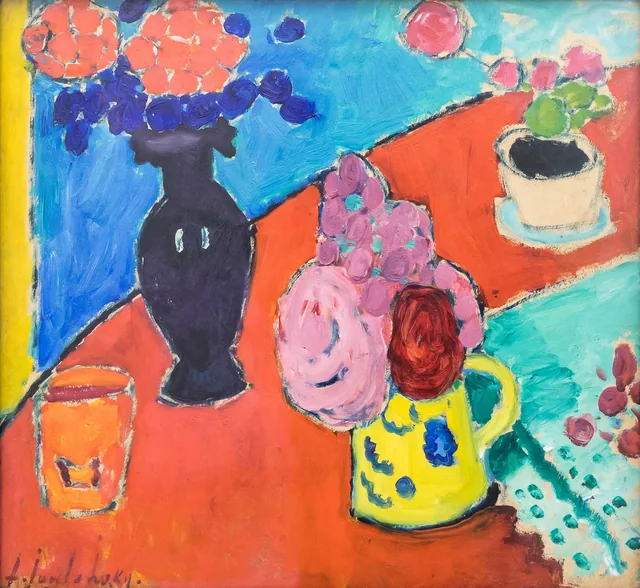 Nature morte au vase et à la cruche, Alexej von Jawlensky