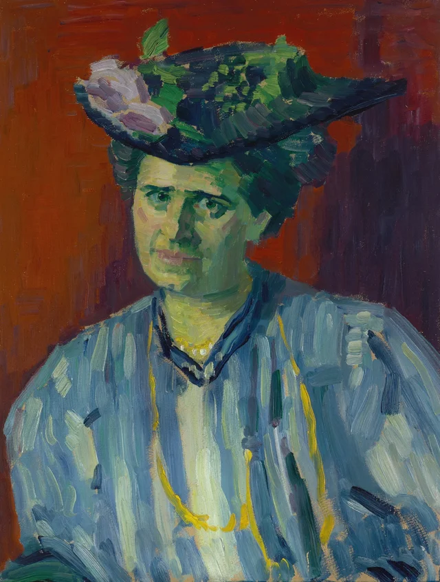 Retrato de Hedwig Kubin, Alexej von Jawlensky