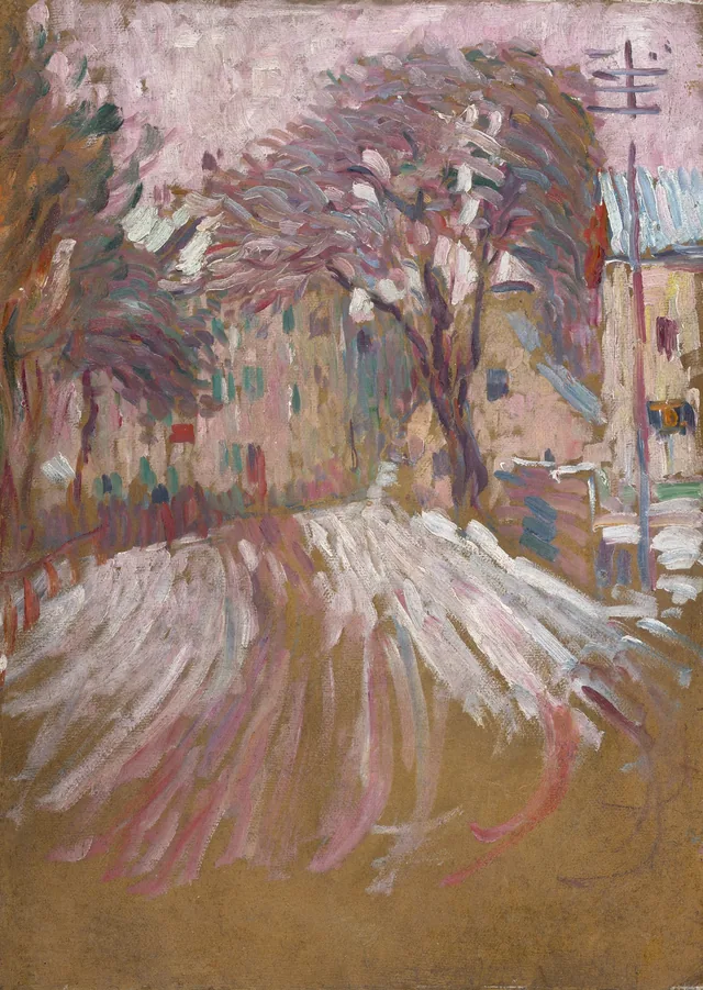 Rua no inverno, Alexej von Jawlensky