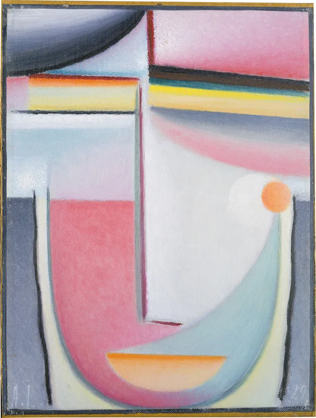 Tête abstraite : Symphonie en rose, Alexej von Jawlensky