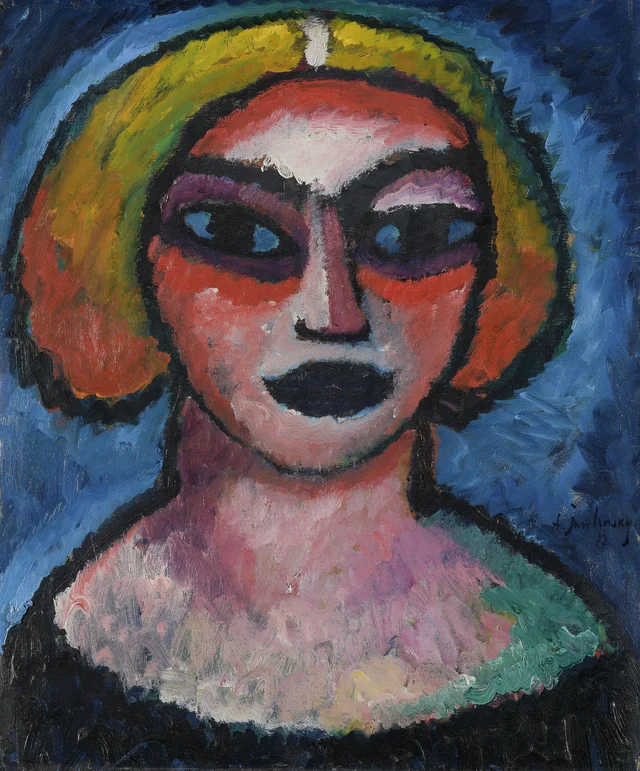Cabeça de mulher, Alexej von Jawlensky