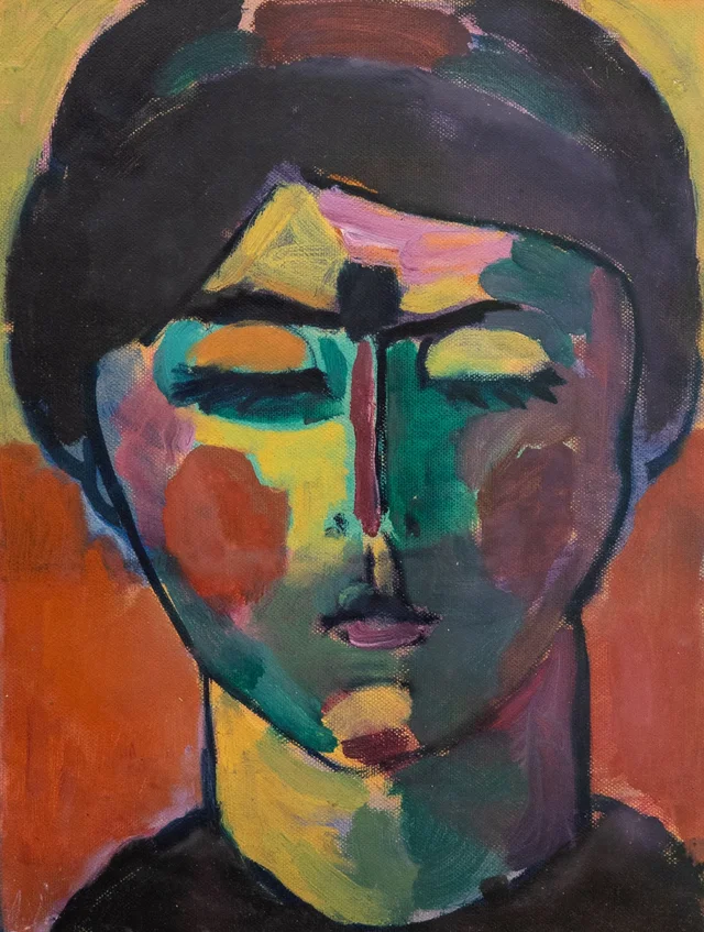 Cabeça de mulher, Alexej von Jawlensky