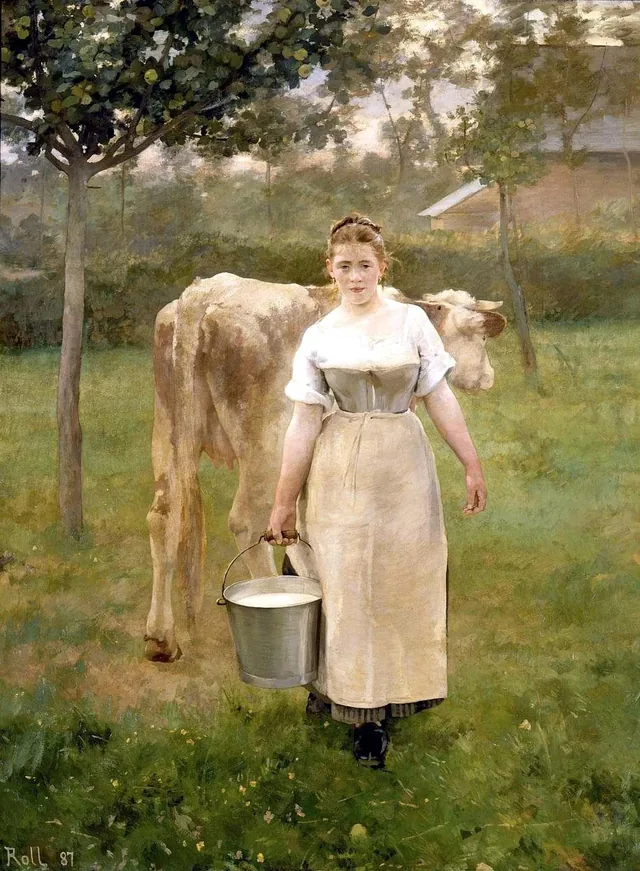 Manda Lamétrie, granjera