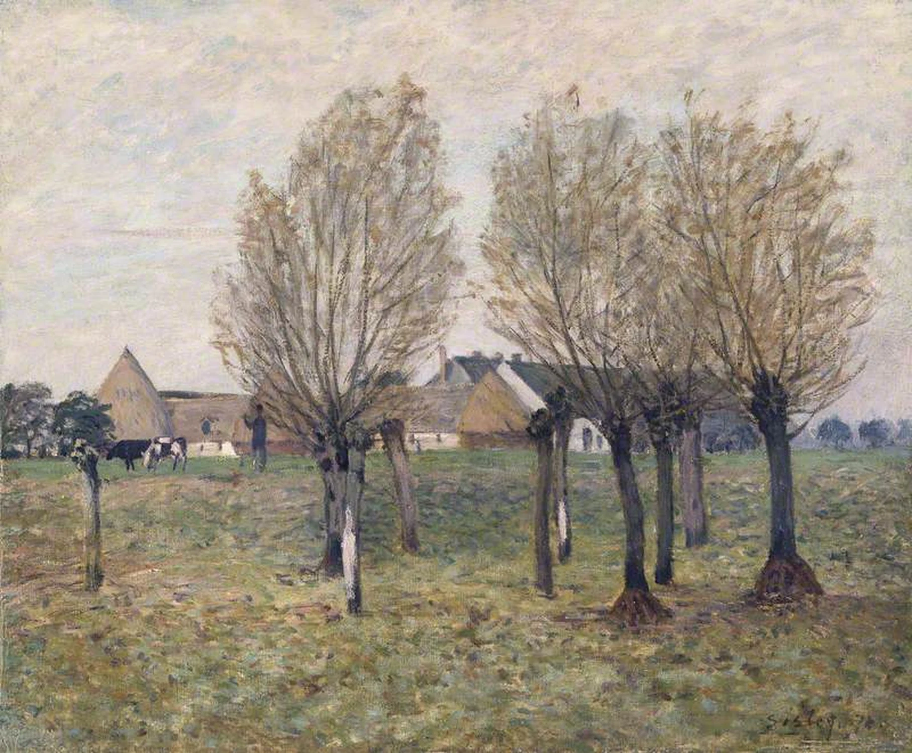 A Normandy Farm, Alfred Sisley