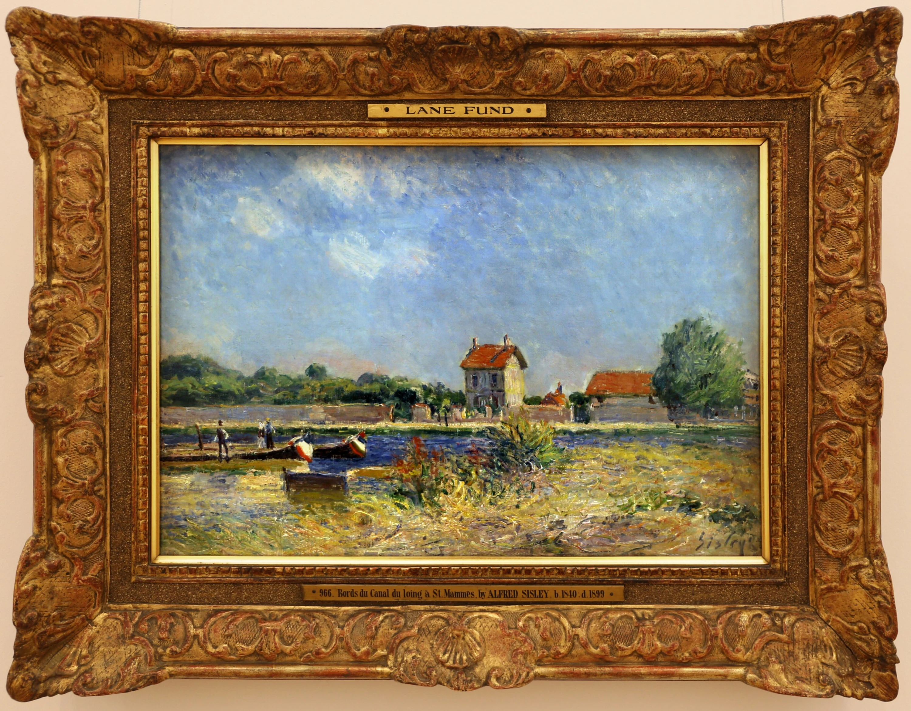 Bords du Canal du Loing à Saint-Mammès, Alfred Sisley