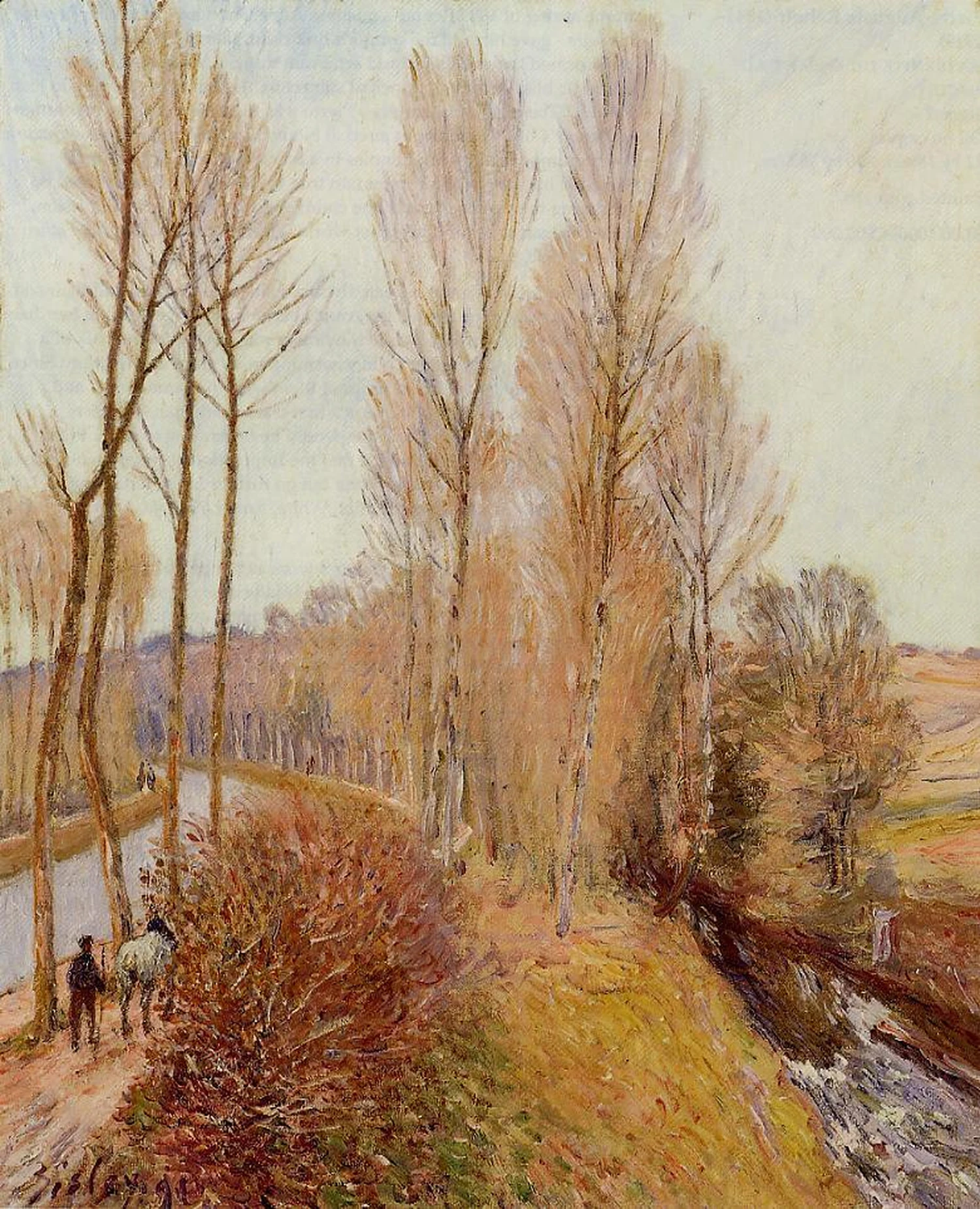 Chemin au bord du Loing, Alfred Sisley
