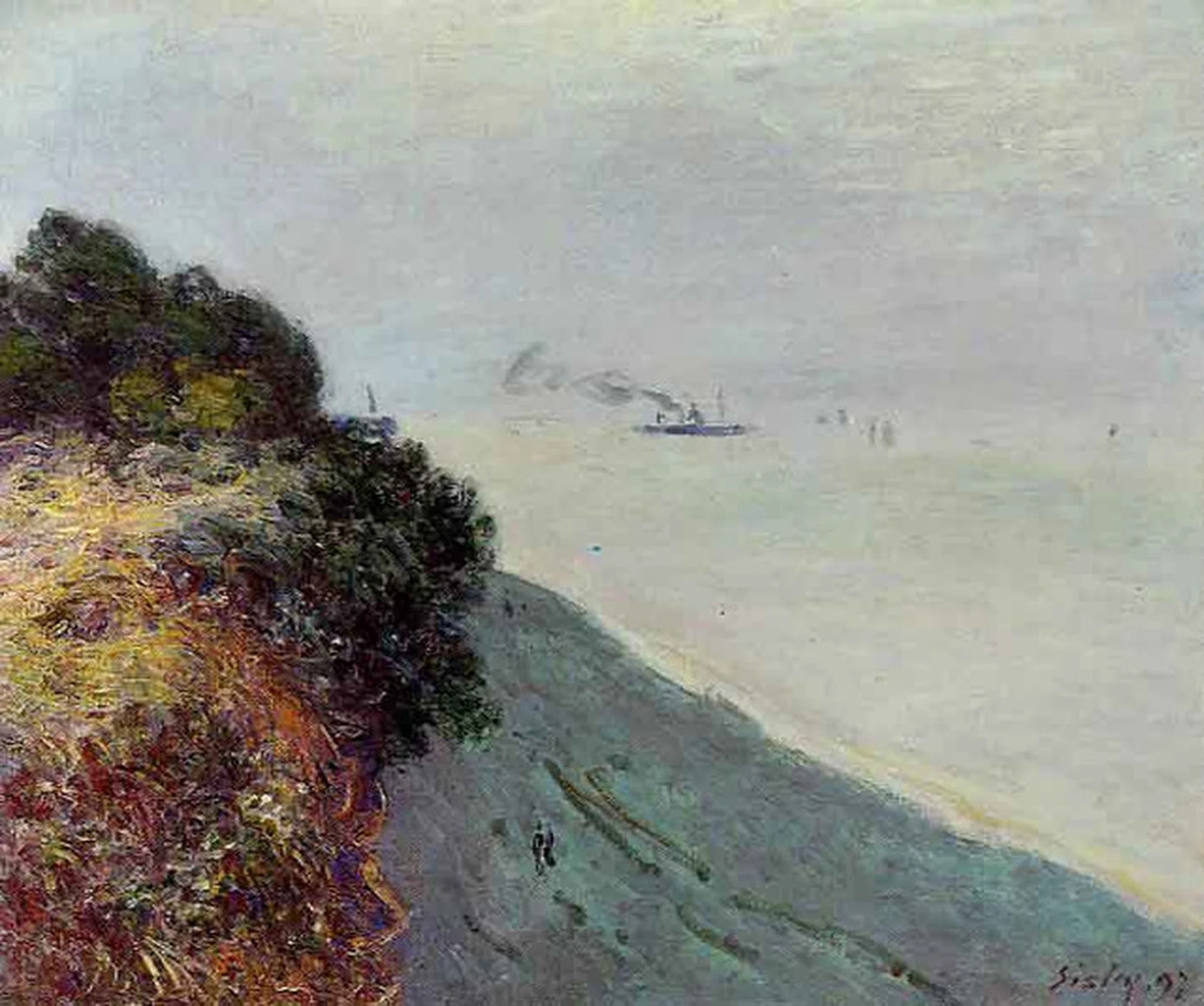 Côte du Pays de Galles, Alfred Sisley