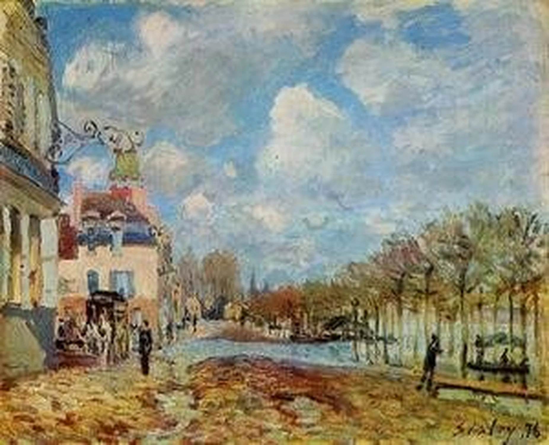Inondation à Port-Marly, Alfred Sisley