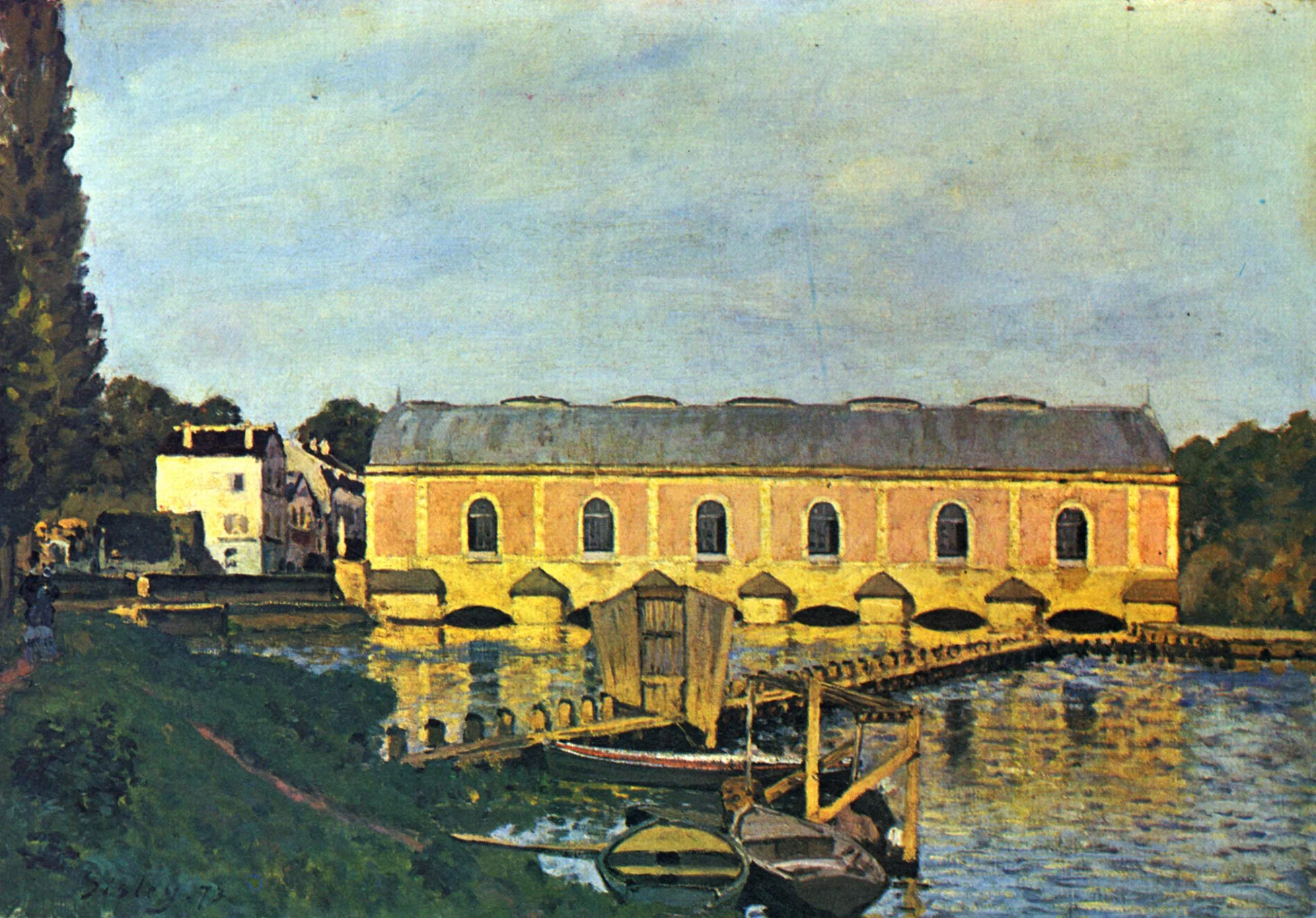 La Machine de Marly, Alfred Sisley