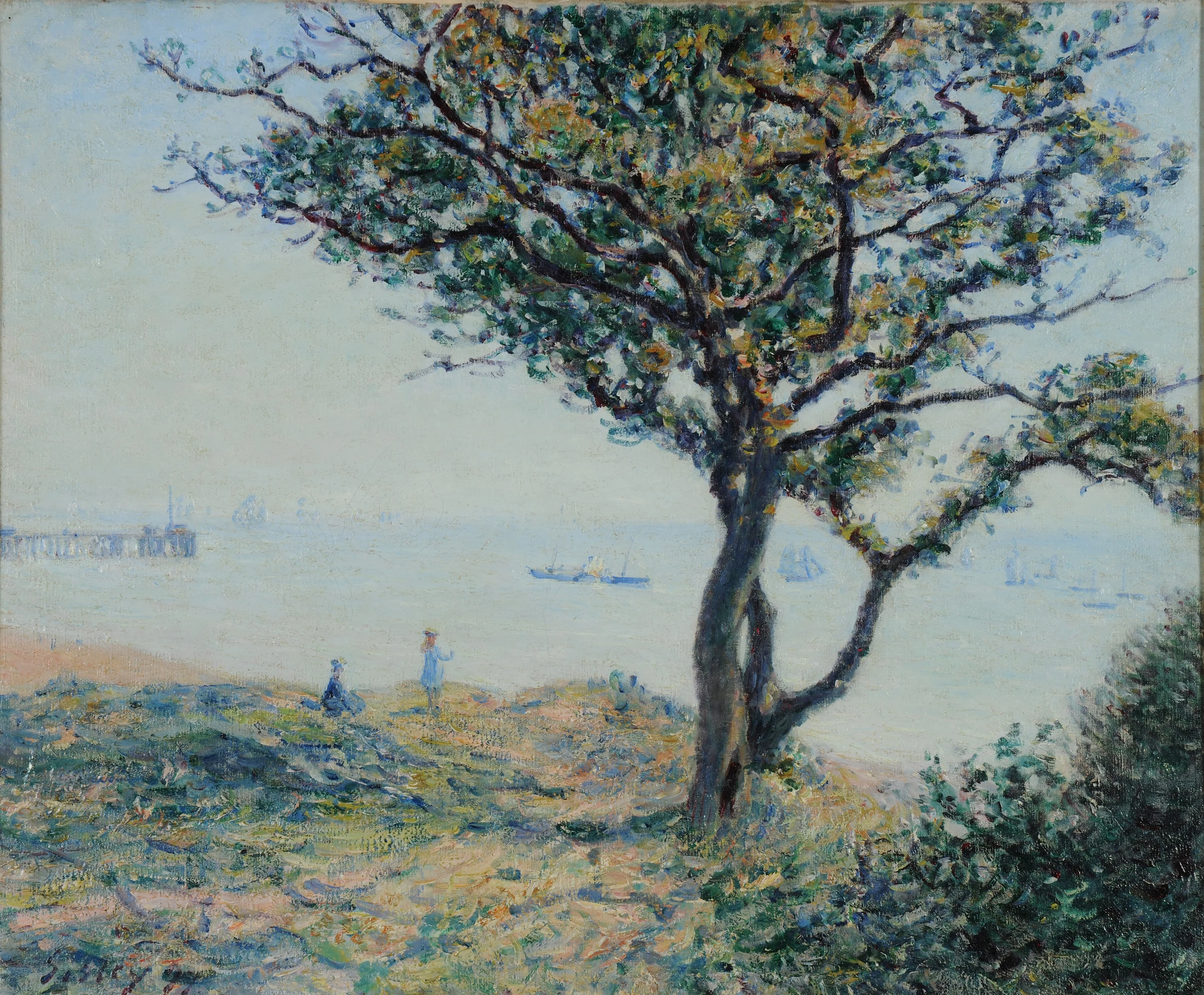 La rade de Cardiff, Alfred Sisley