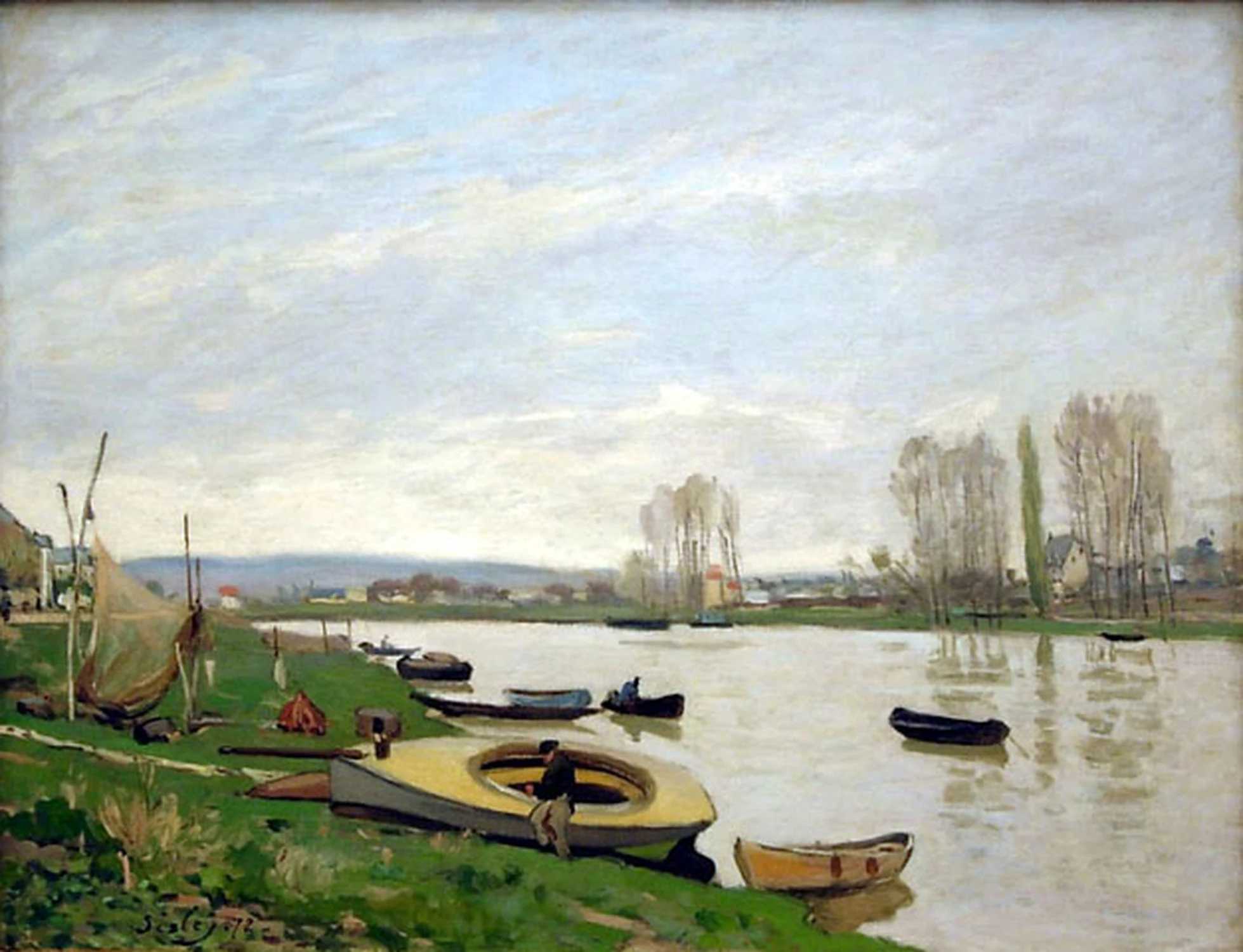 La Seine à Argenteuil (1872), Alfred Sisley