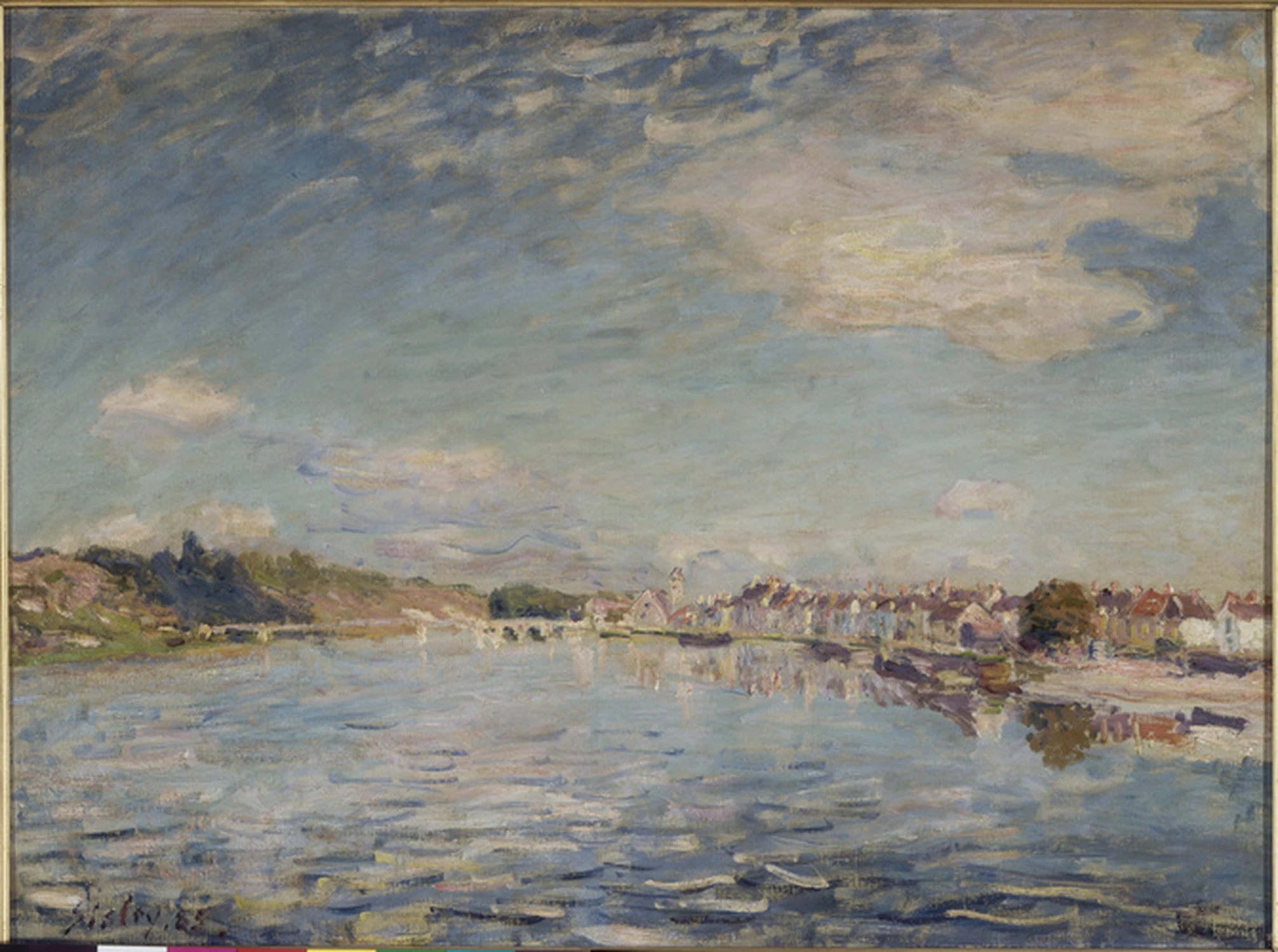 La Seine à Saint-Mammès, Alfred Sisley