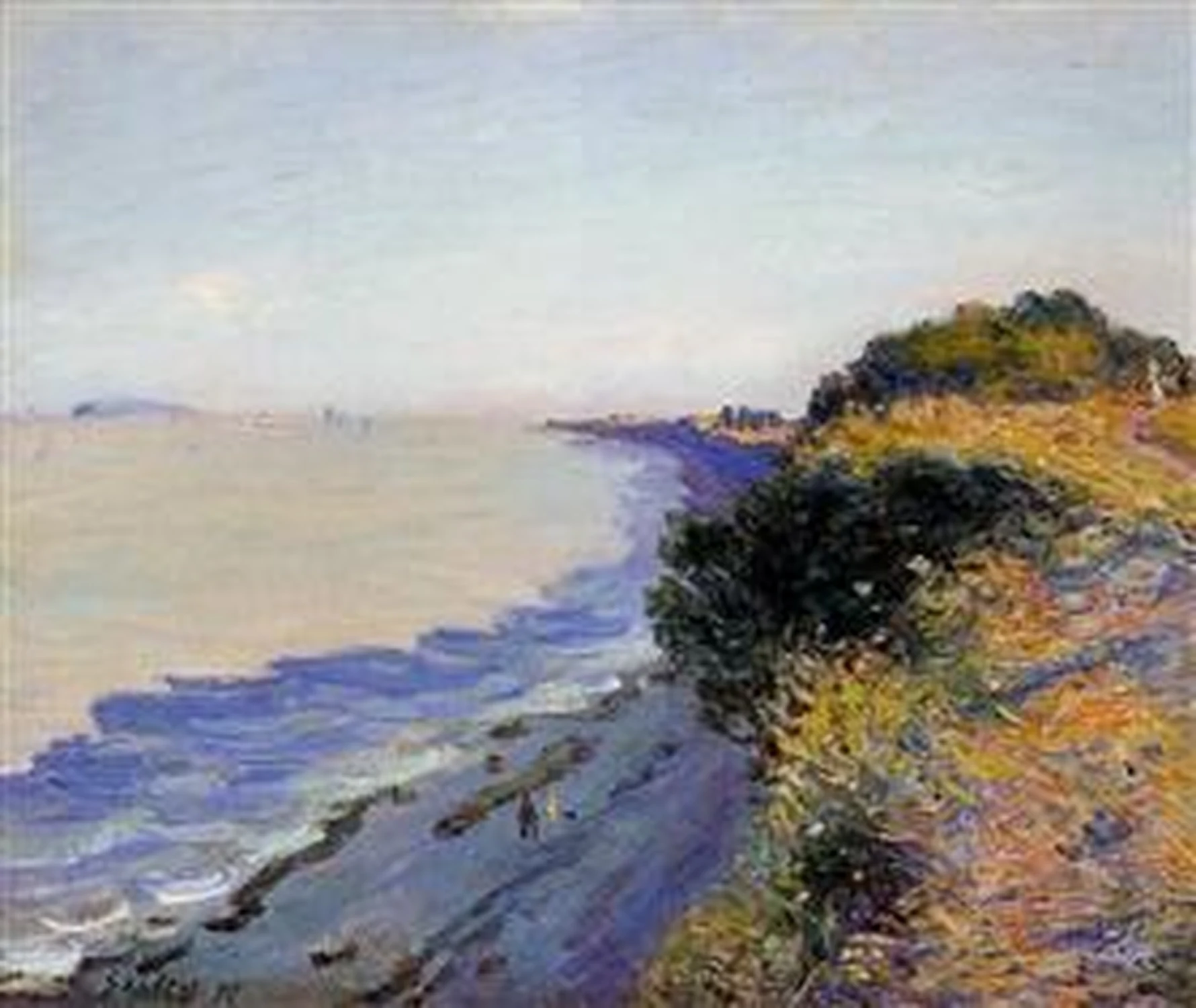 Le Canal de Bristol depuis Pernath, soir, Alfred Sisley