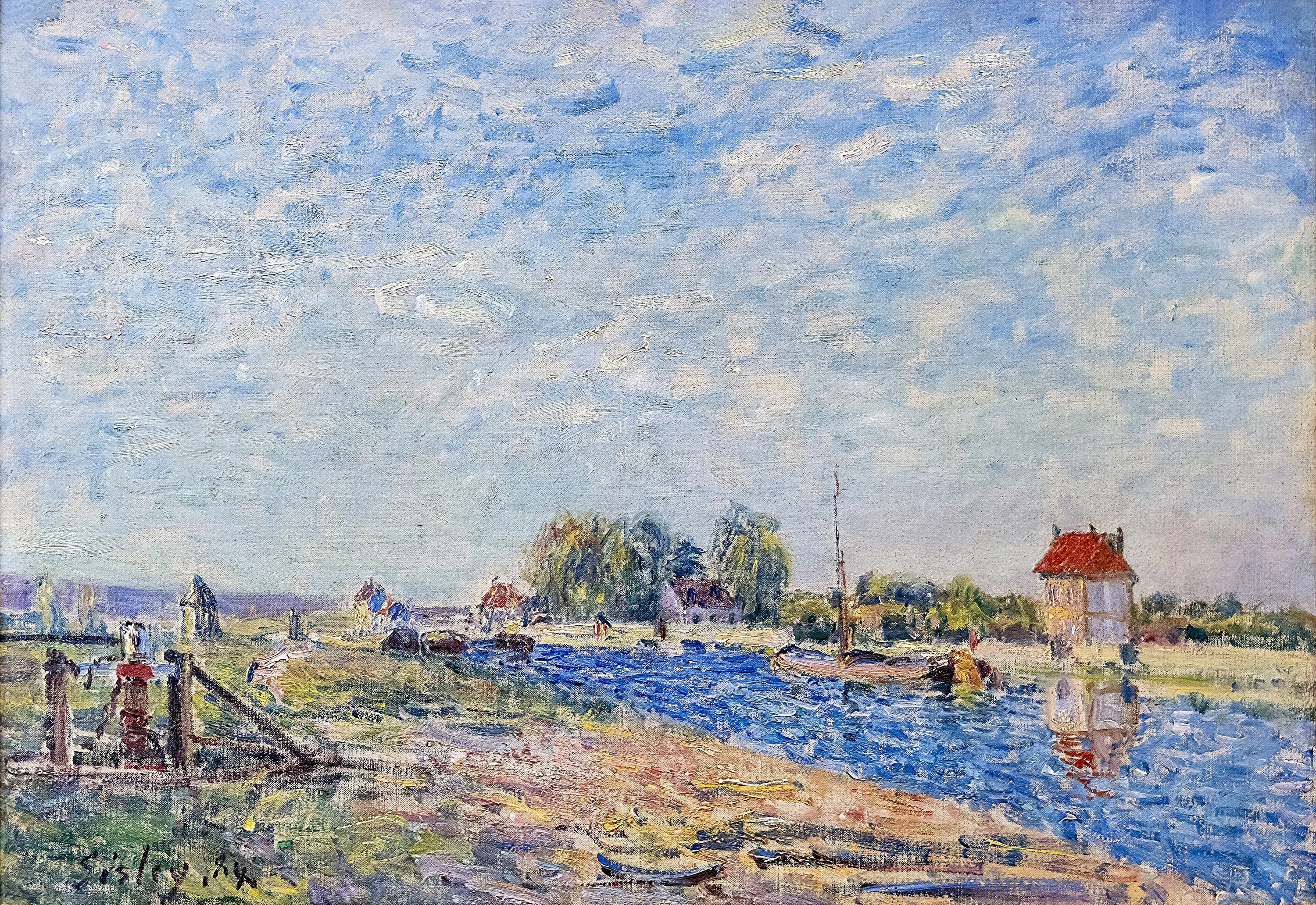 Le Canal du Loing, Alfred Sisley