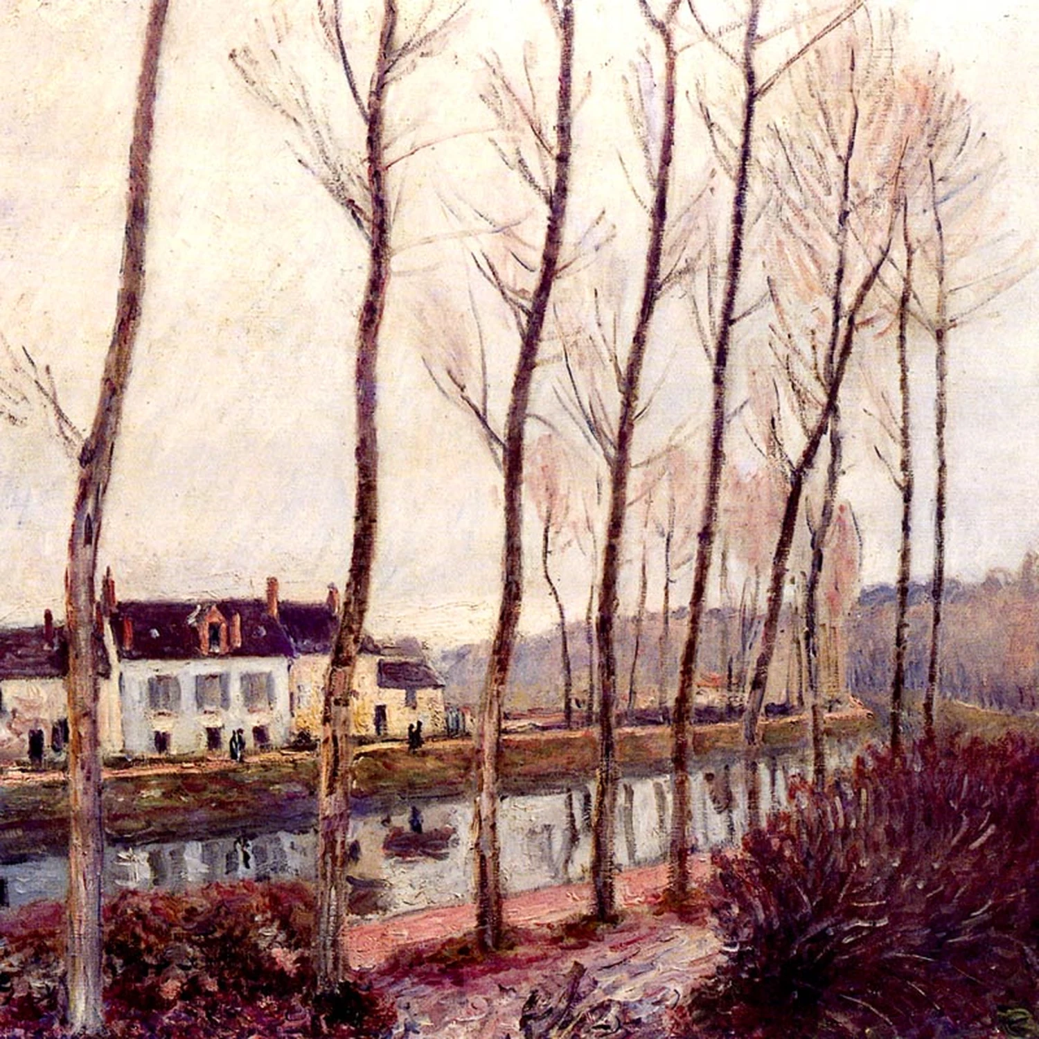 Le canal du Loing en hiver, Alfred Sisley