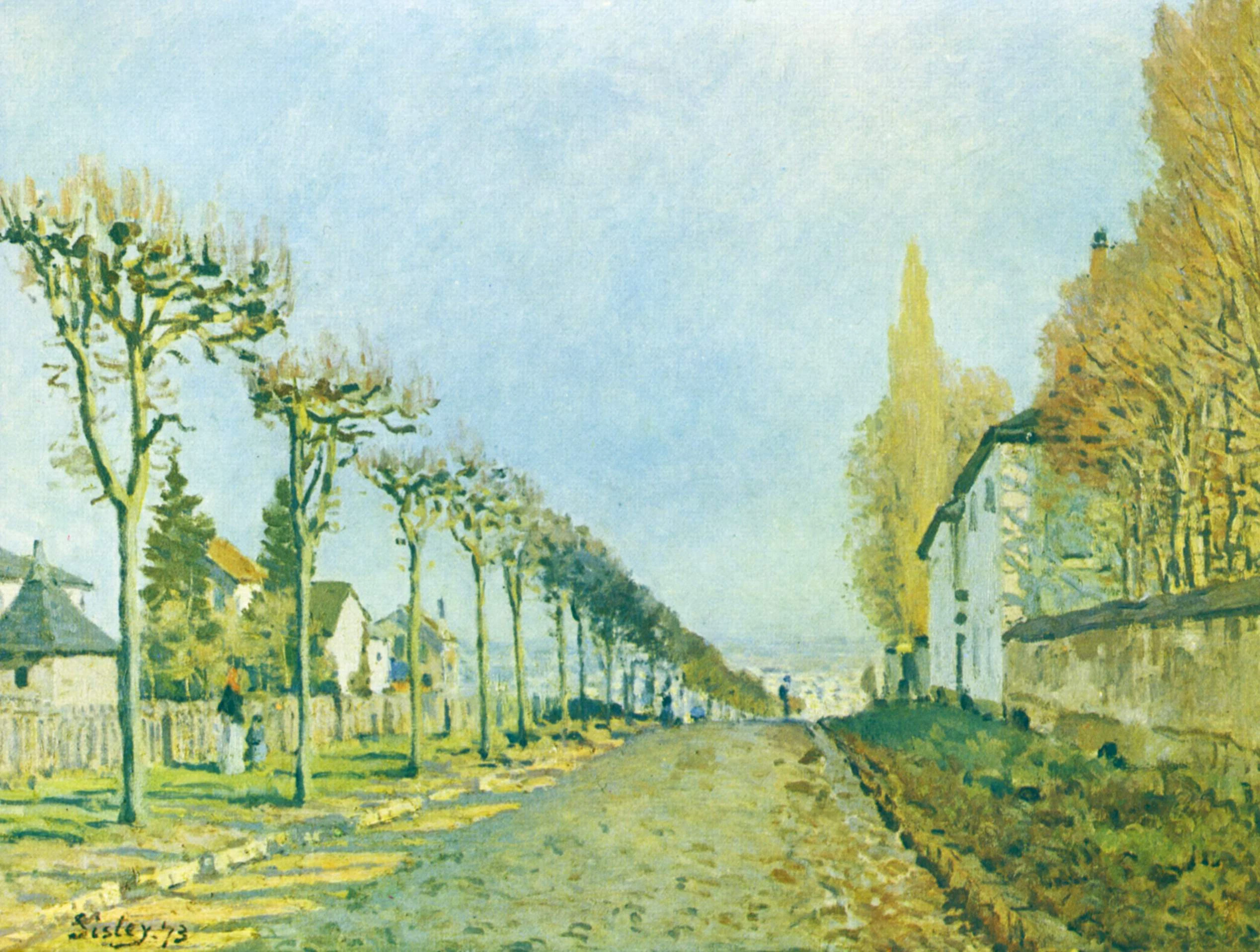 Le Chemin de la Machine, Louveciennes, Alfred Sisley