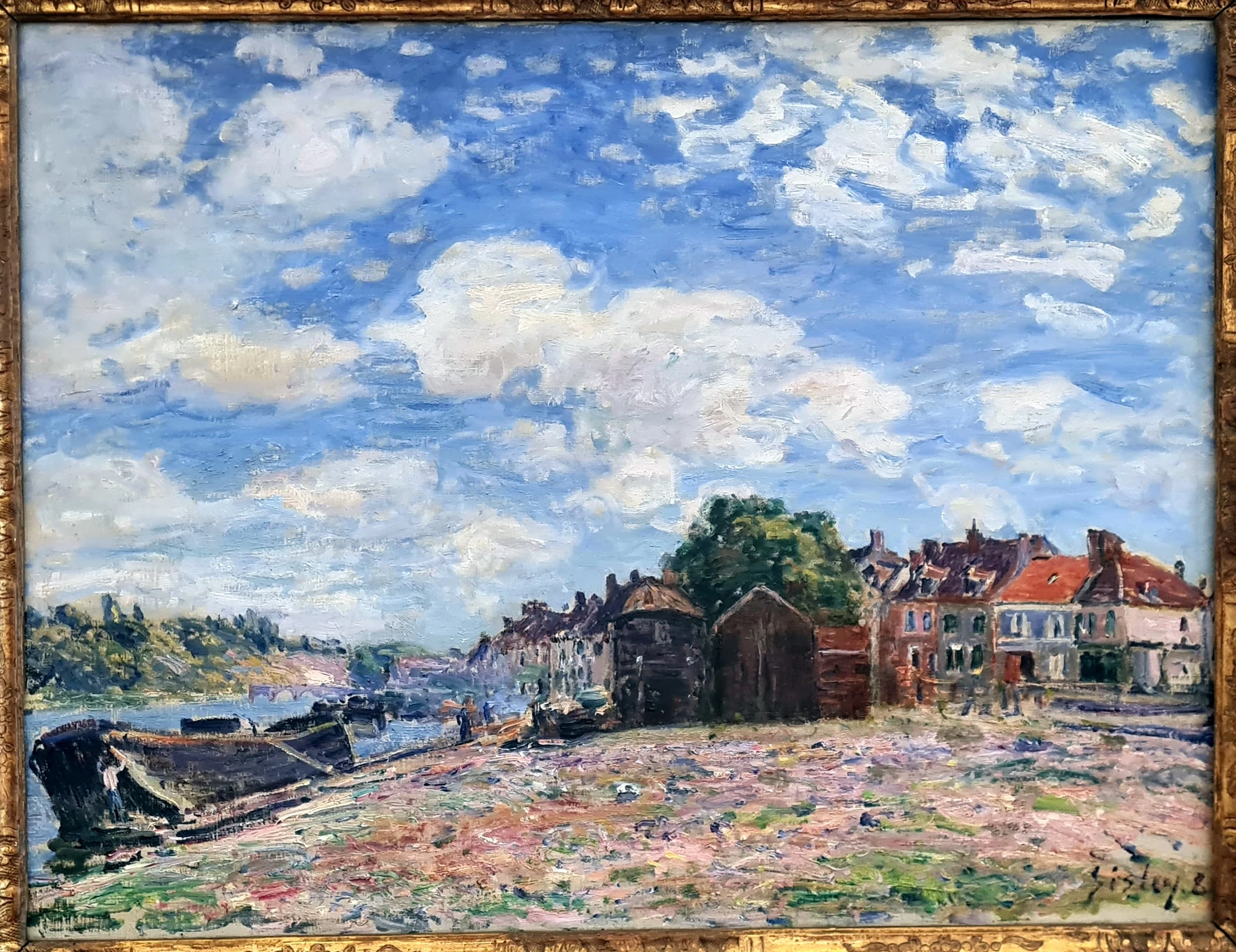 Le Loing à Saint-Mammès, Alfred Sisley