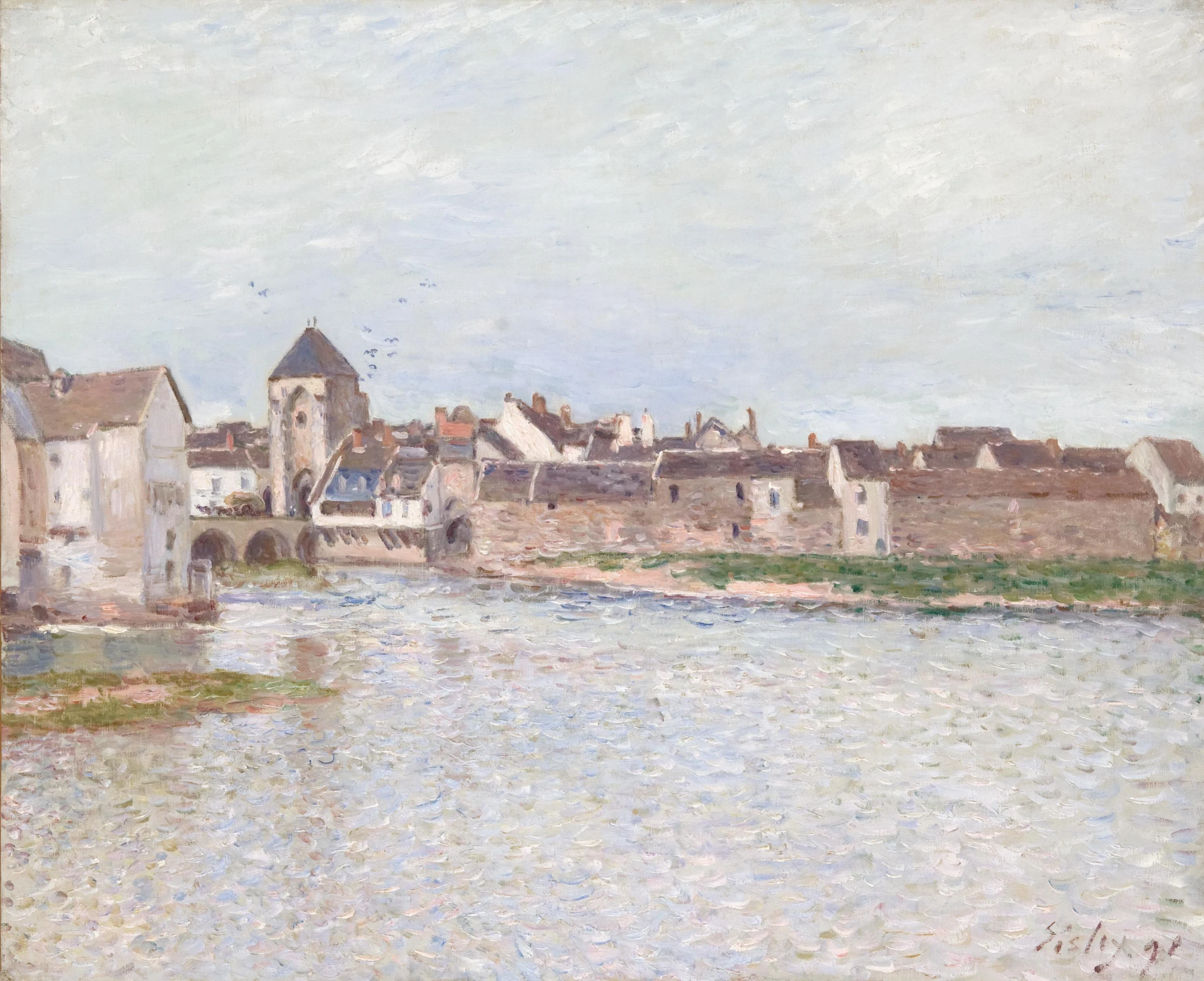 Le Pont de Moret-sur-Loing, Alfred Sisley
