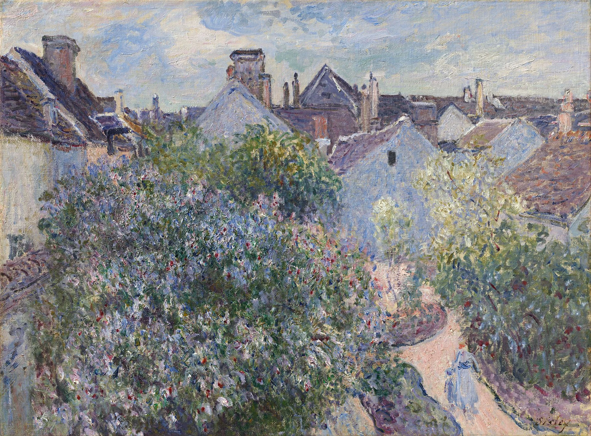 Les Lilas de mon jardin à Moret, Alfred Sisley