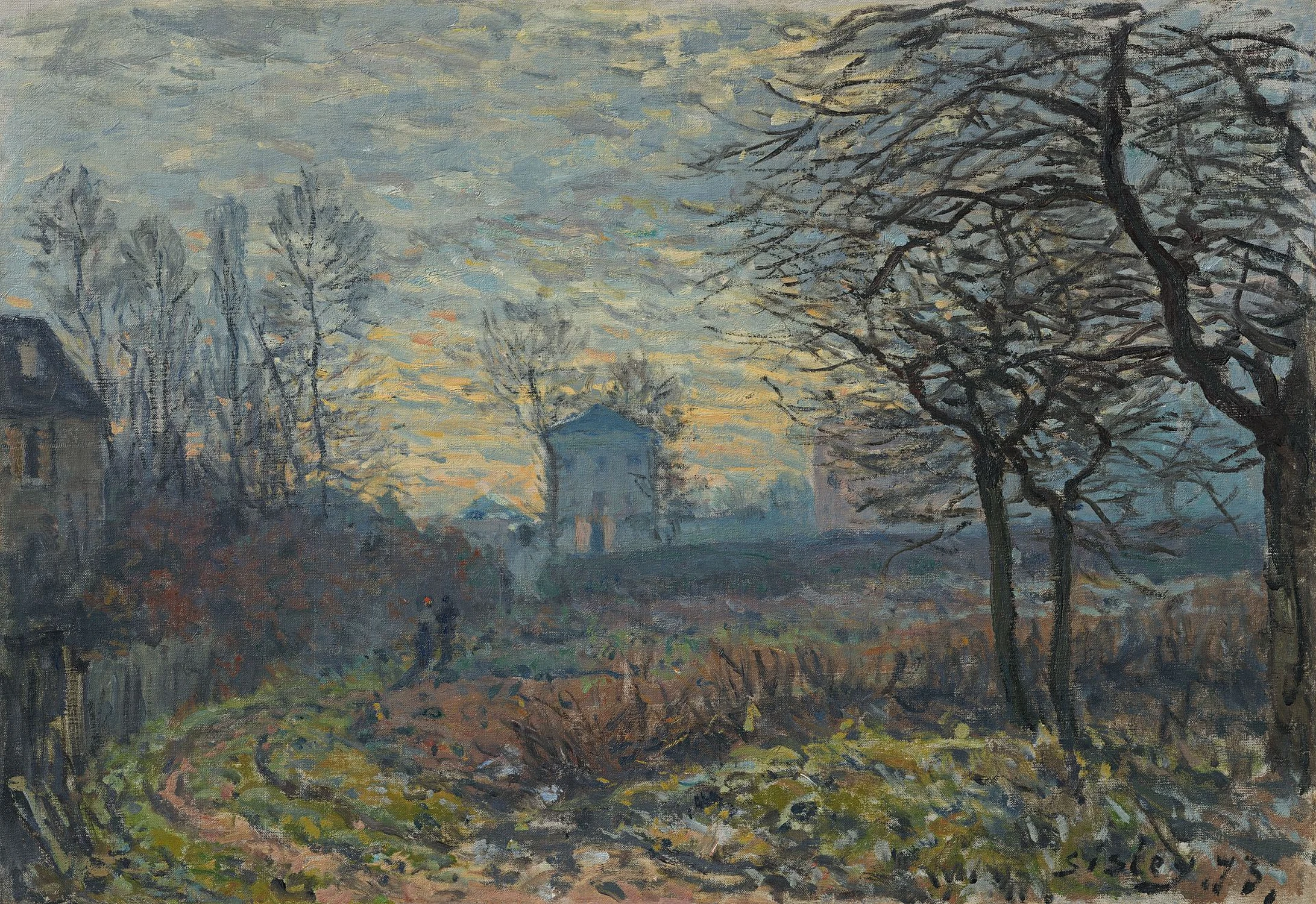 Near Louveciennes, Alfred Sisley