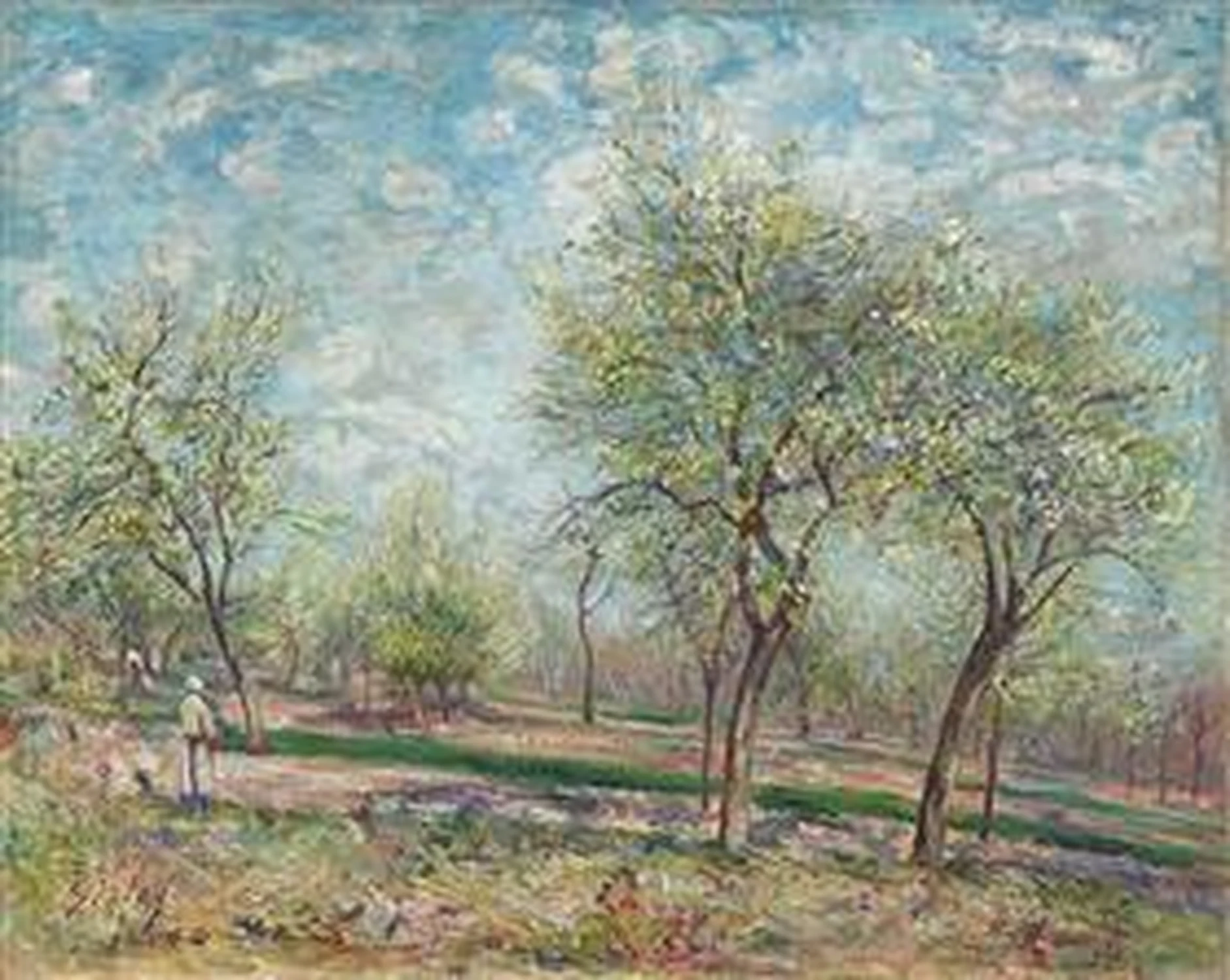 Pommiers en fleurs, Alfred Sisley
