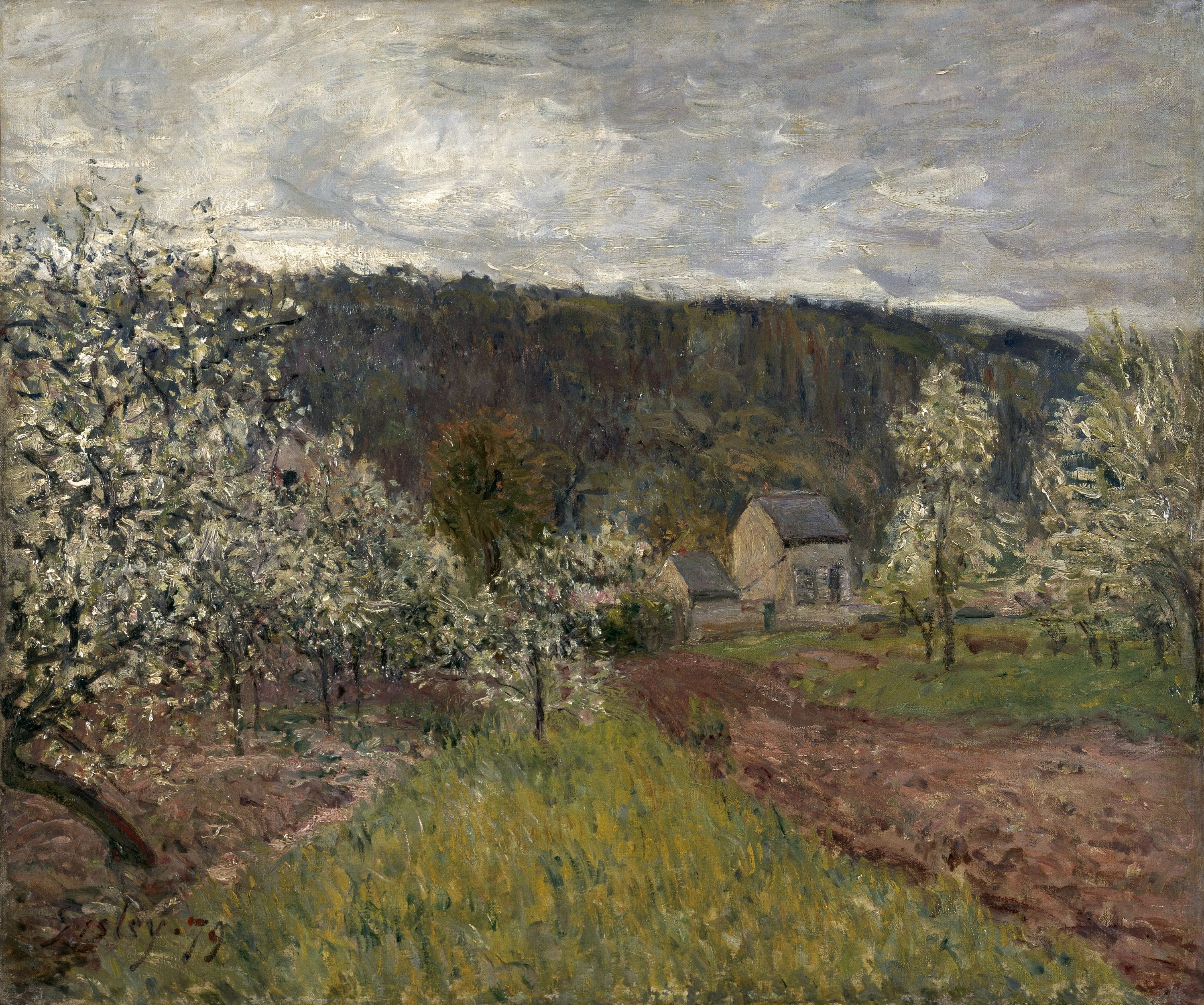 Printemps pluvieux aux environs de Paris, Alfred Sisley