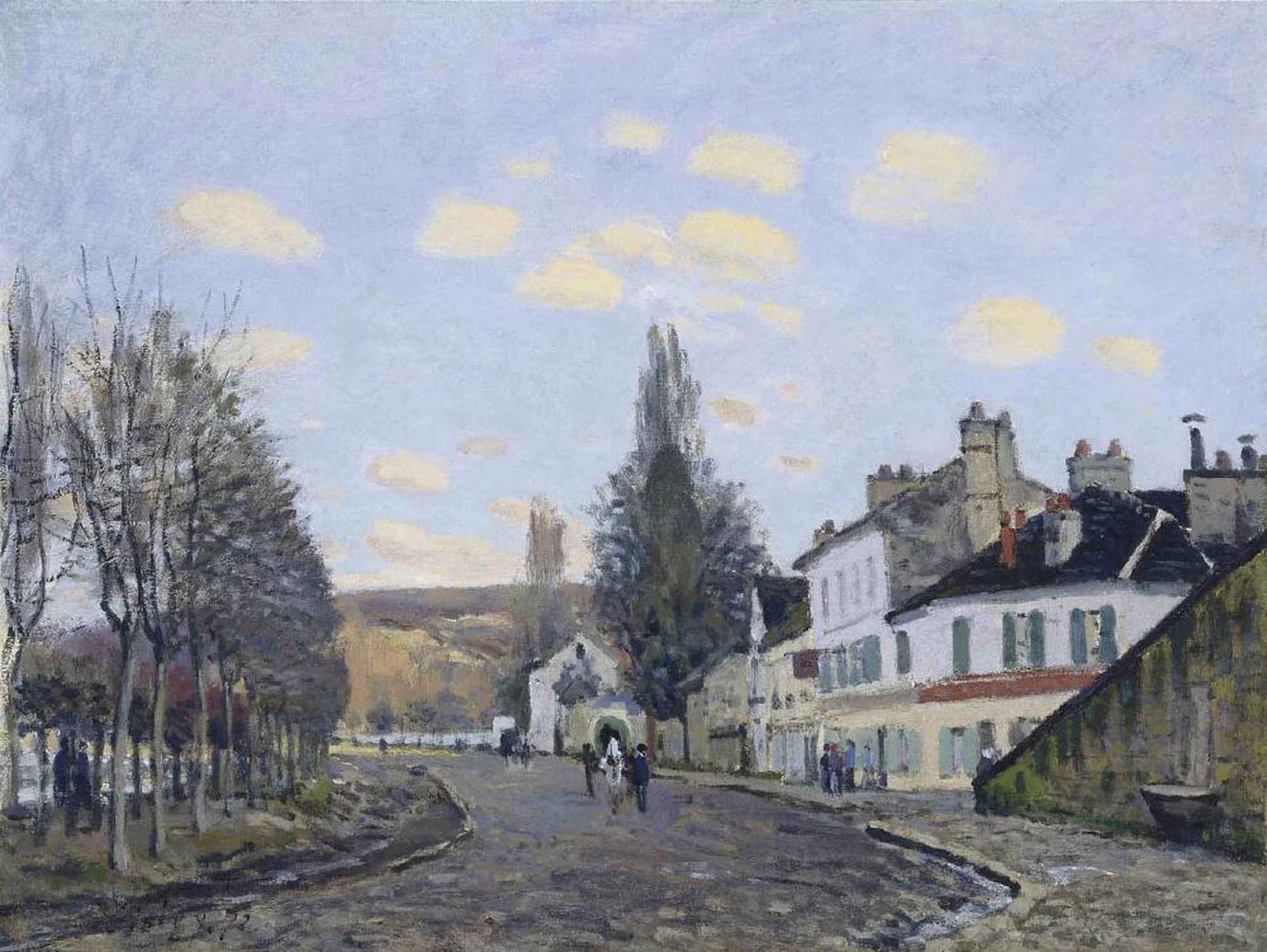 Route de Saint-Germain à Marly-le-Roi, Alfred Sisley