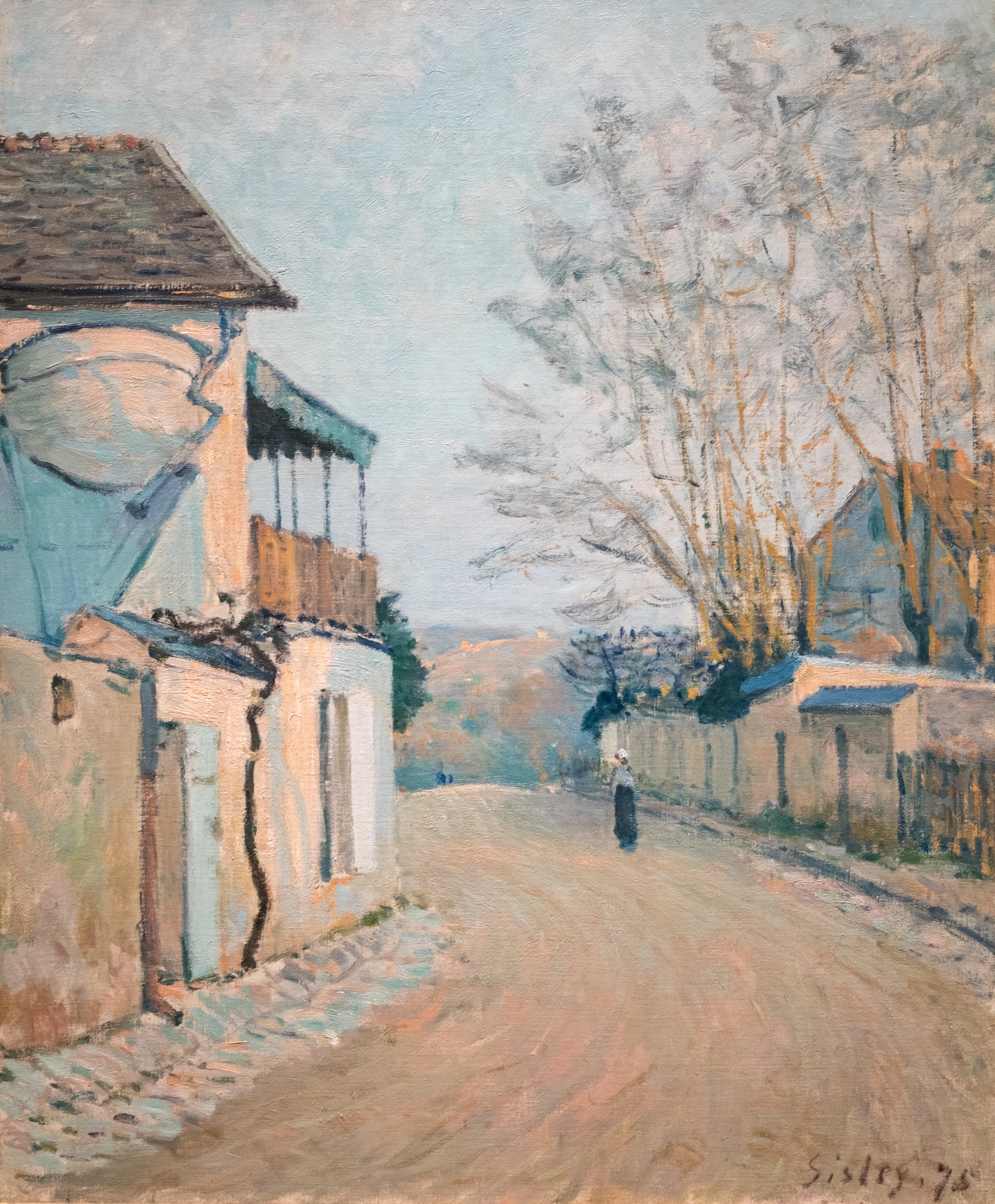 Rue de la princesse, l'hiver, Alfred Sisley