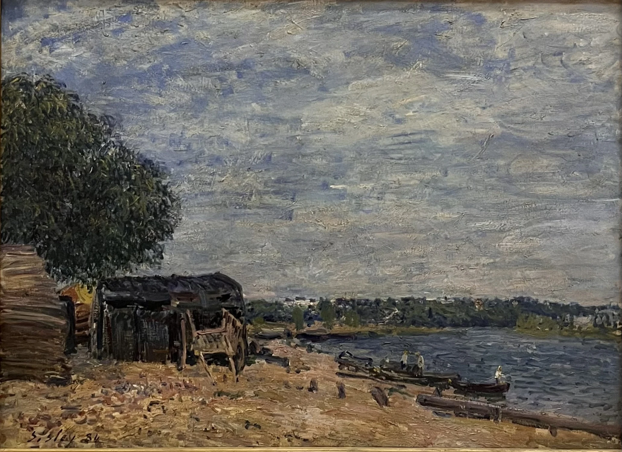 Saint-Mammès, paysage, Alfred Sisley