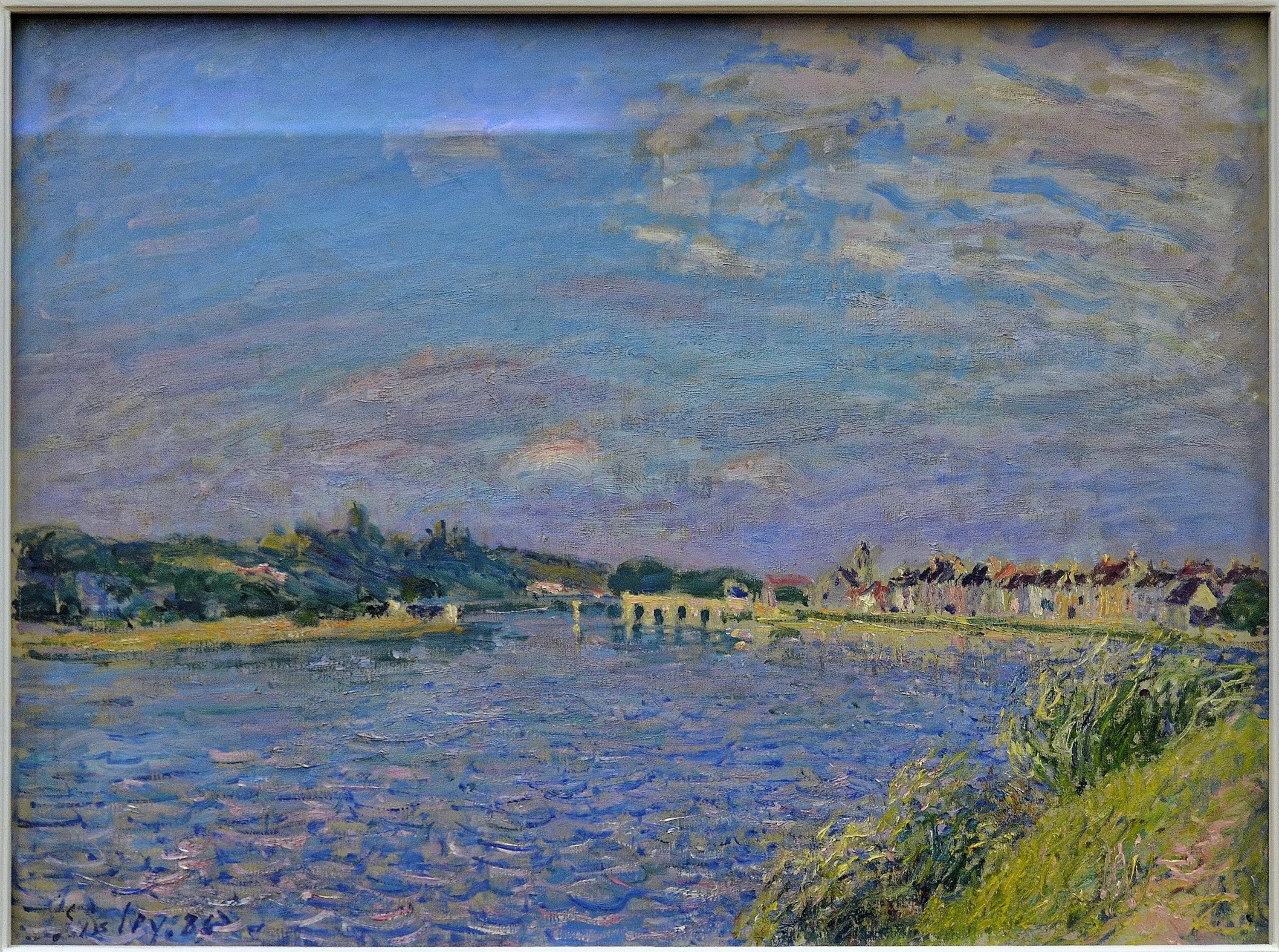 Saint-Mammès sur le Loing, Alfred Sisley