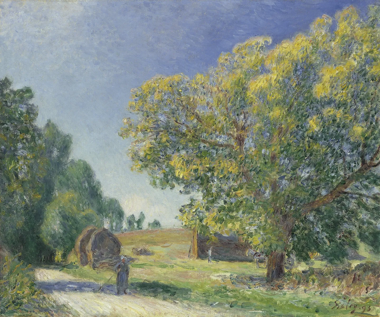 Autour de la forêt, une clairière, Alfred Sisley