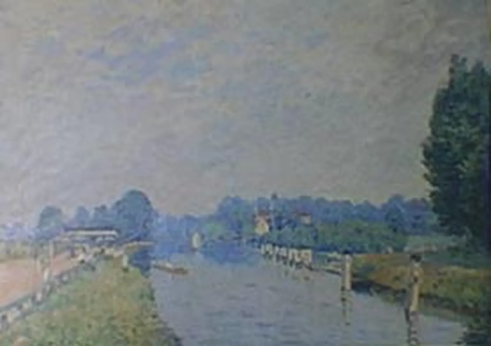 Bords de Riviere (La Tamise à Hampton Court, premiers jours d'octobre), Alfred Sisley