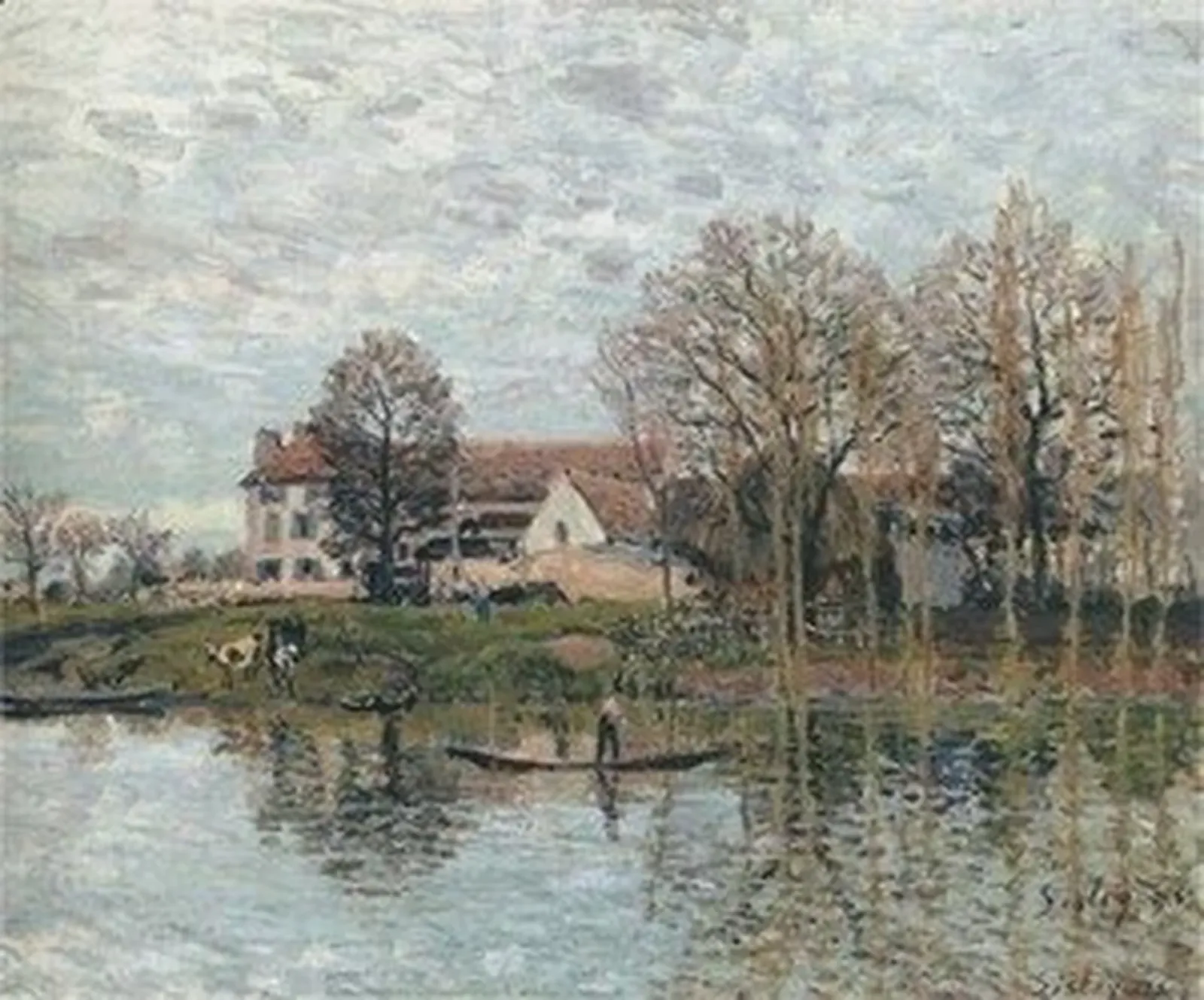Bords de Seine à Port-Marly, Alfred Sisley
