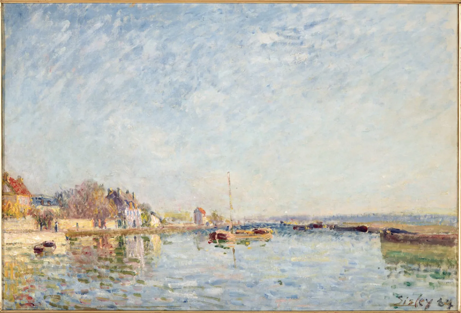 Canal du Loing, Alfred Sisley