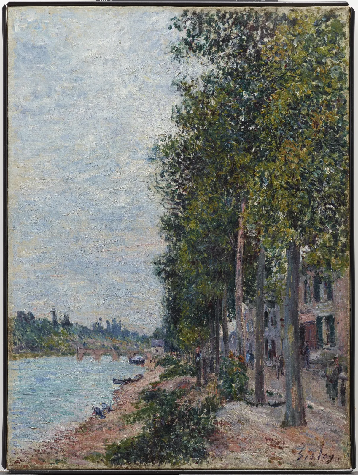 Chemin le long de la Seine à Saint-Mammès, Alfred Sisley