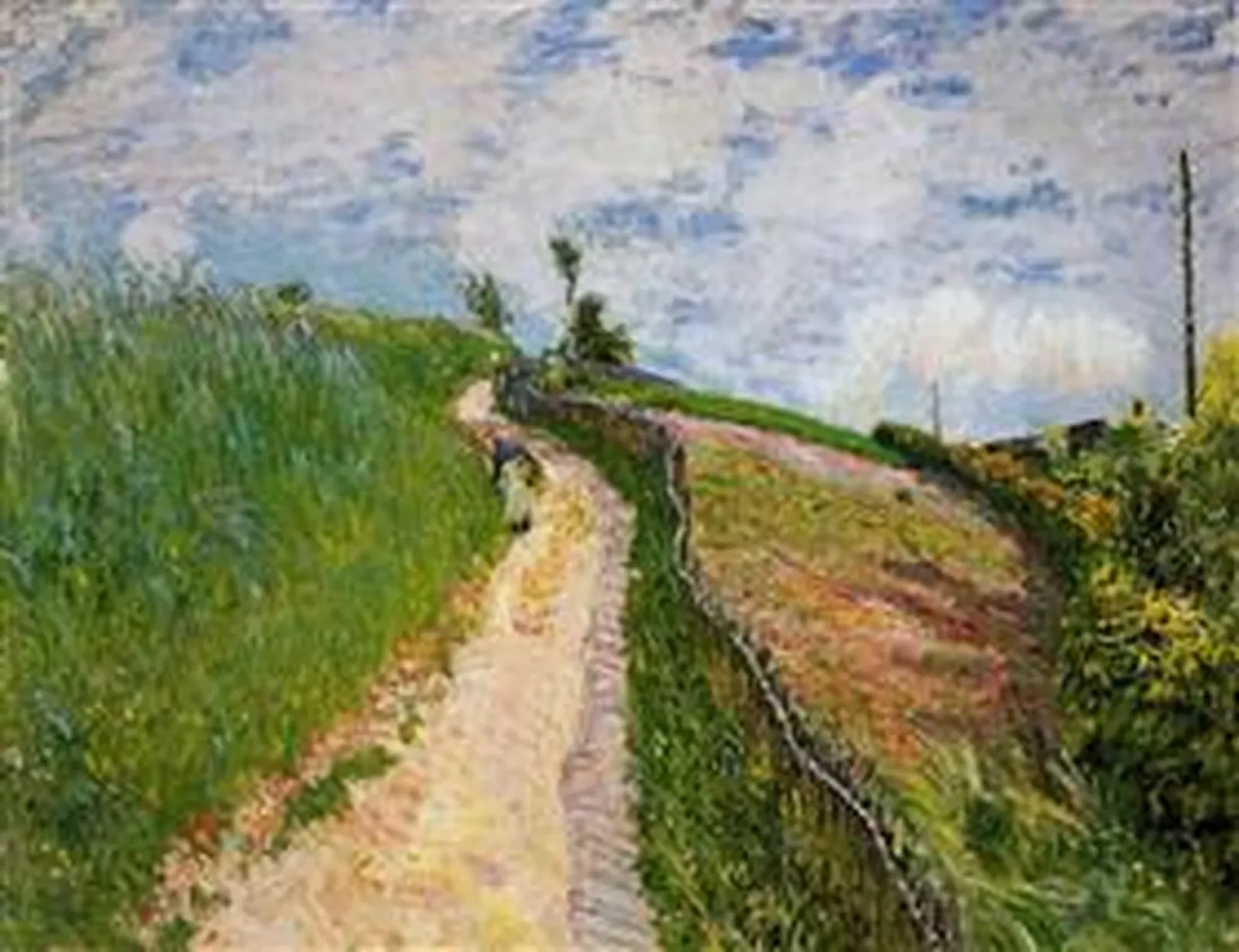 Chemin montant à Ville d'Avray, Alfred Sisley