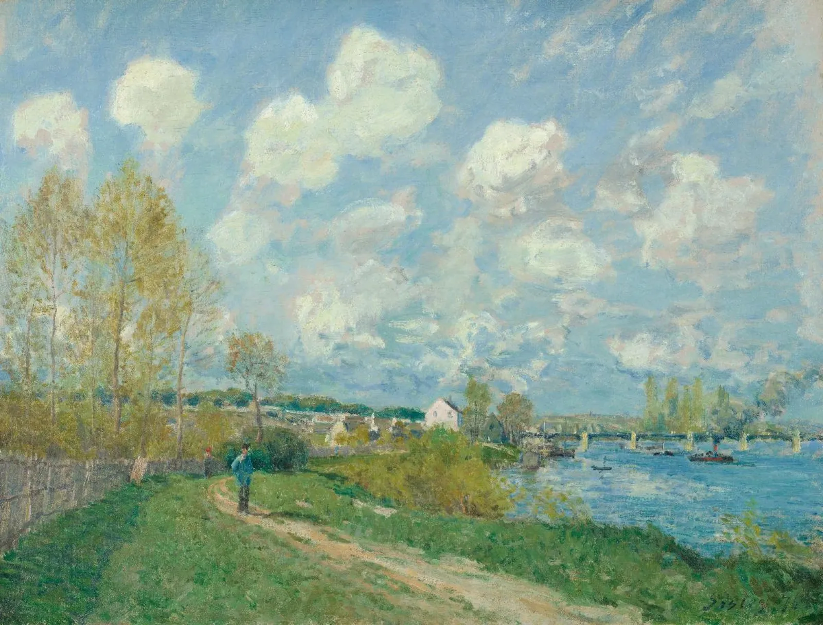 Été à Bougival, Alfred Sisley