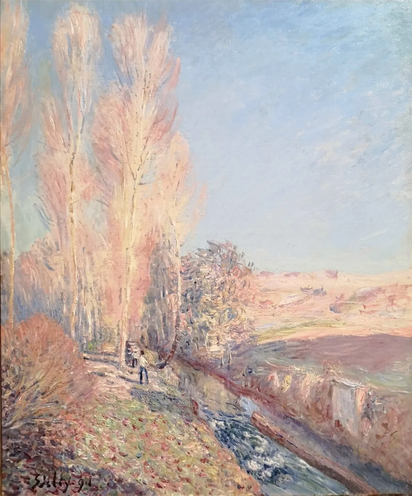 Été de la Saint-Martin, environs de Moret-sur-Loing, Alfred Sisley