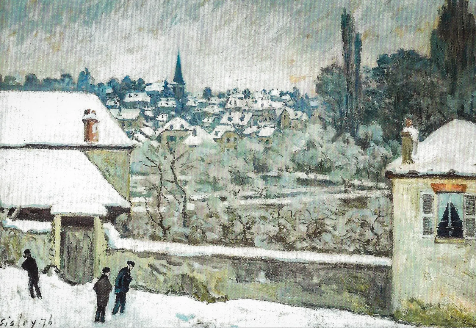 Hiver à Louveciennes, Alfred Sisley