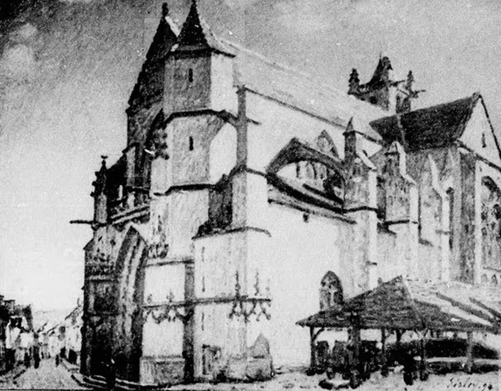 L'Église de Moret au soleil, Alfred Sisley