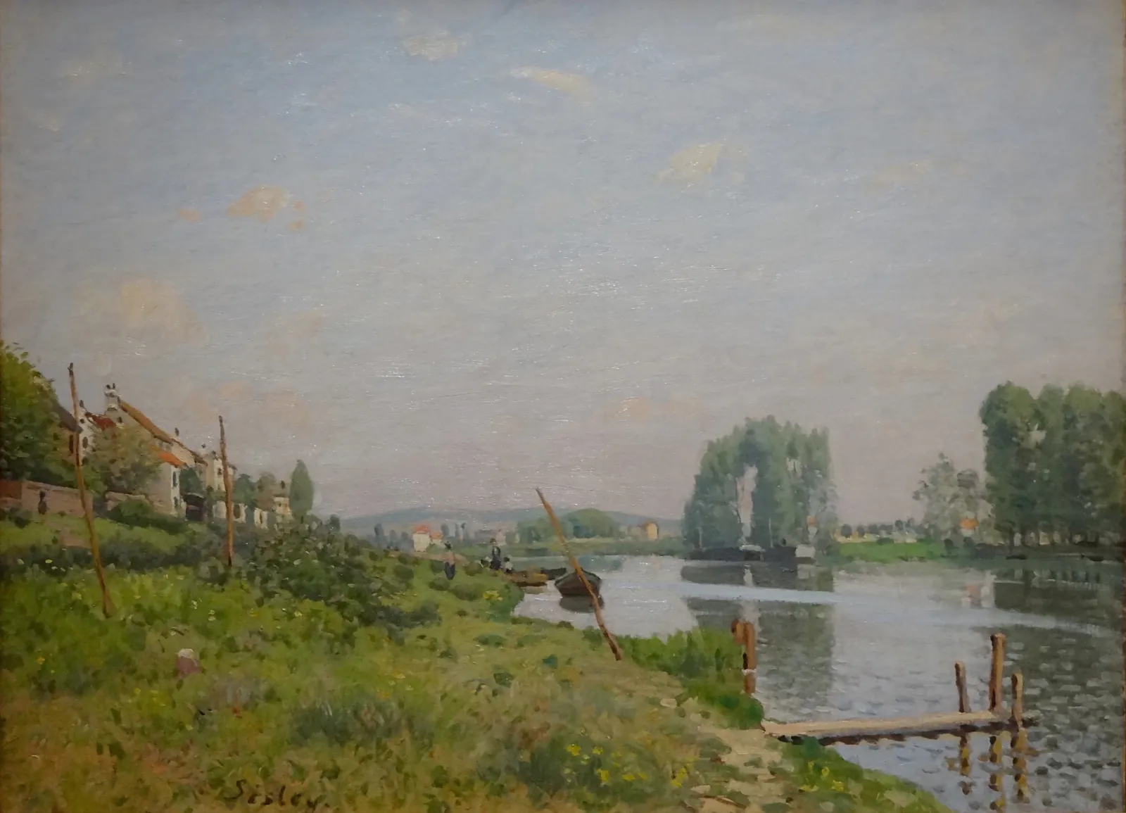 L'Île Saint-Denis, Alfred Sisley