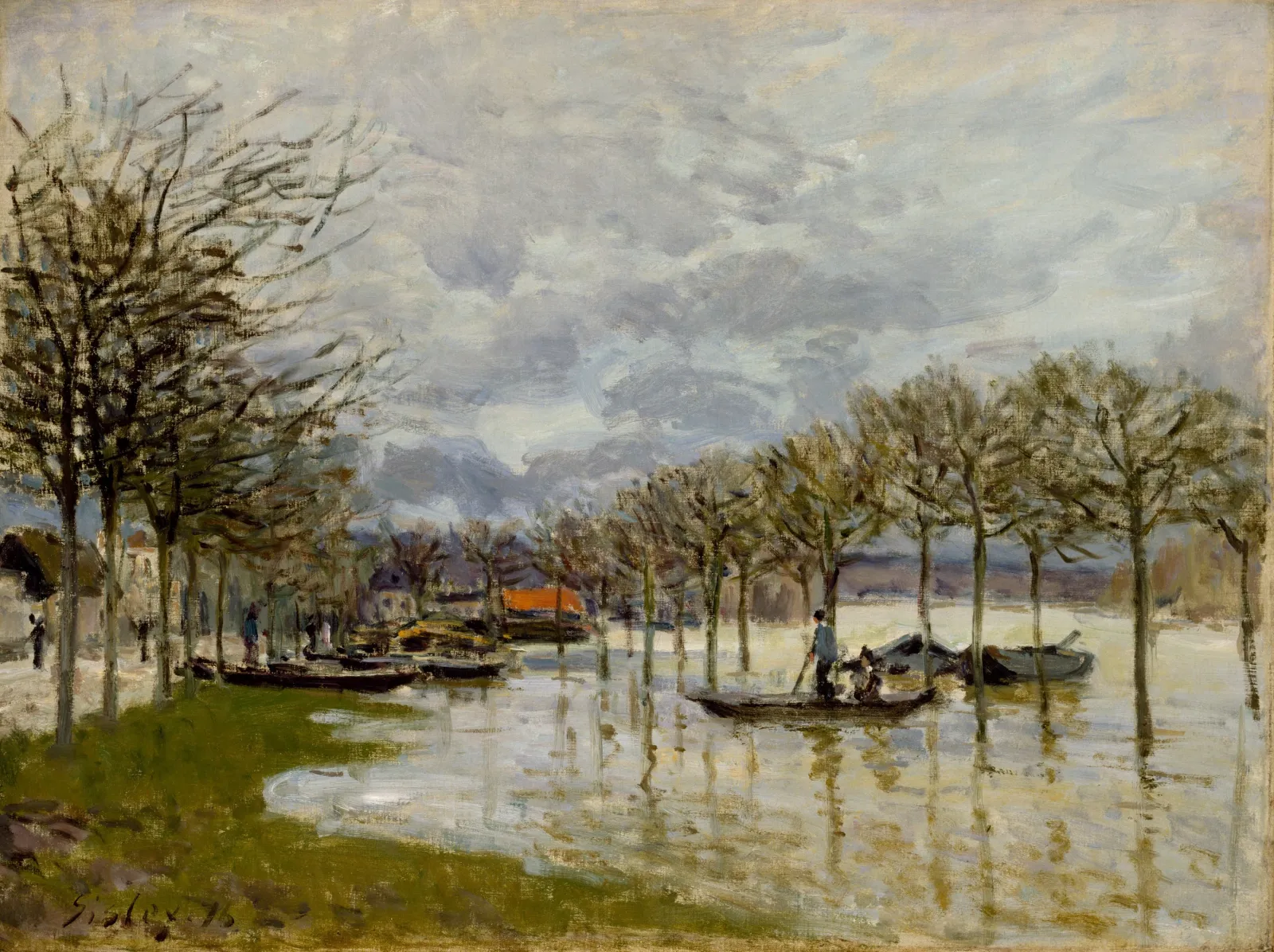 L'Inondation sur la route de Saint-Germain, Alfred Sisley