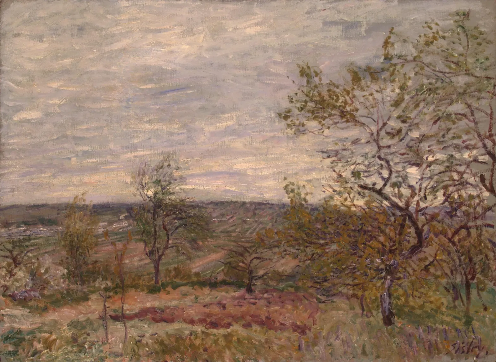 La Campagne à Veneux, Alfred Sisley
