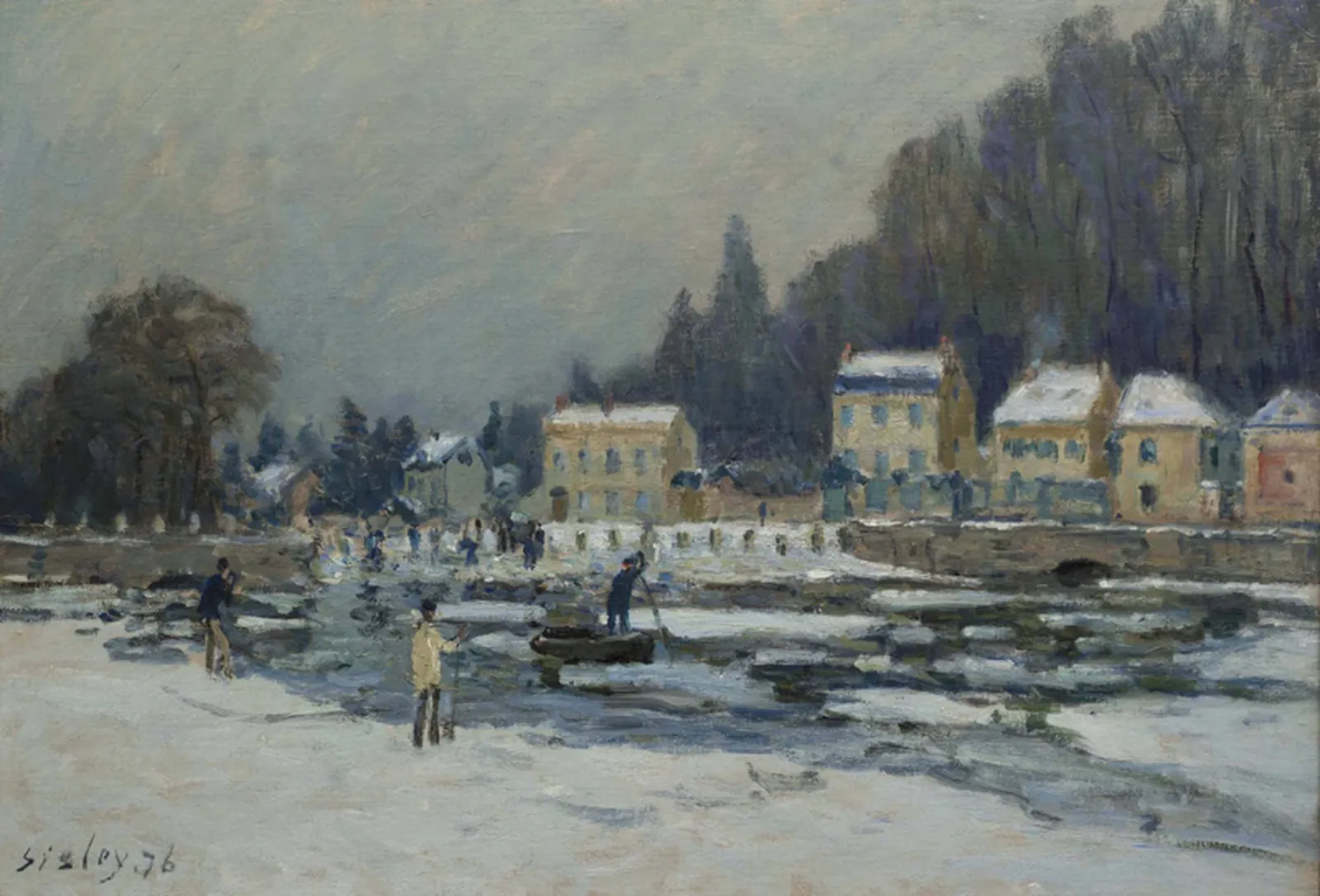 La Débâcle de la Seine à Port-Marly, Alfred Sisley